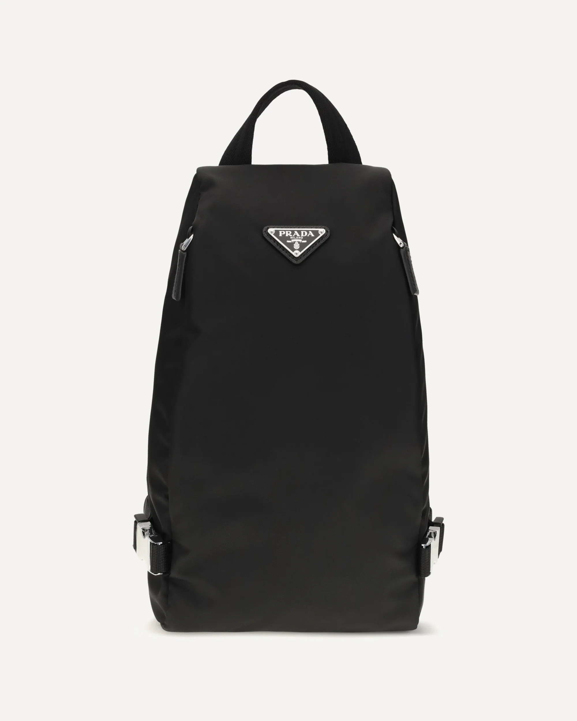 Triangle logo Backpack - BLACK | Cheap Luxury Handbags Store,