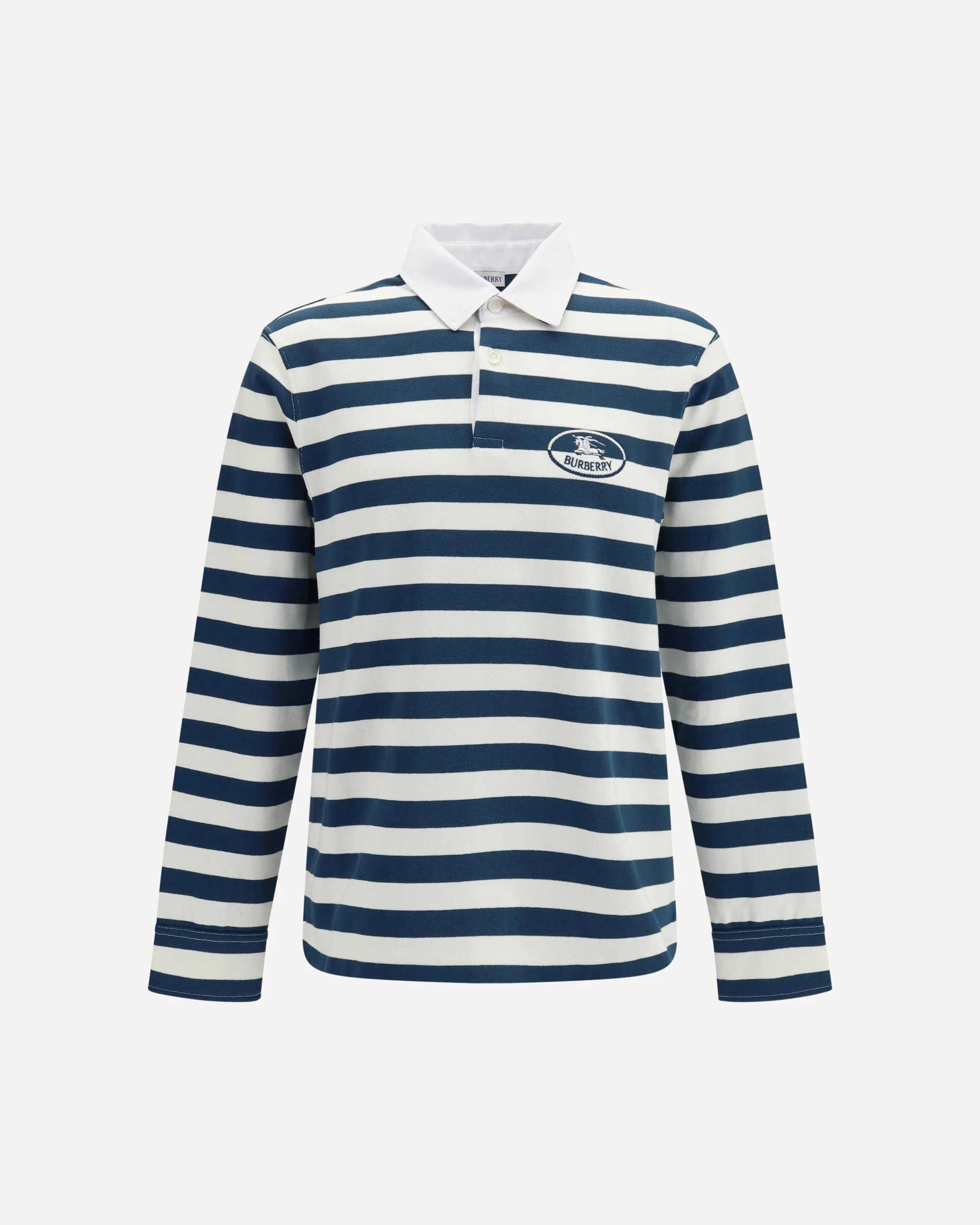 Striped long-sleeve cotton Polo - MULTICOLOUR | Cheap Luxury Handbags Store,