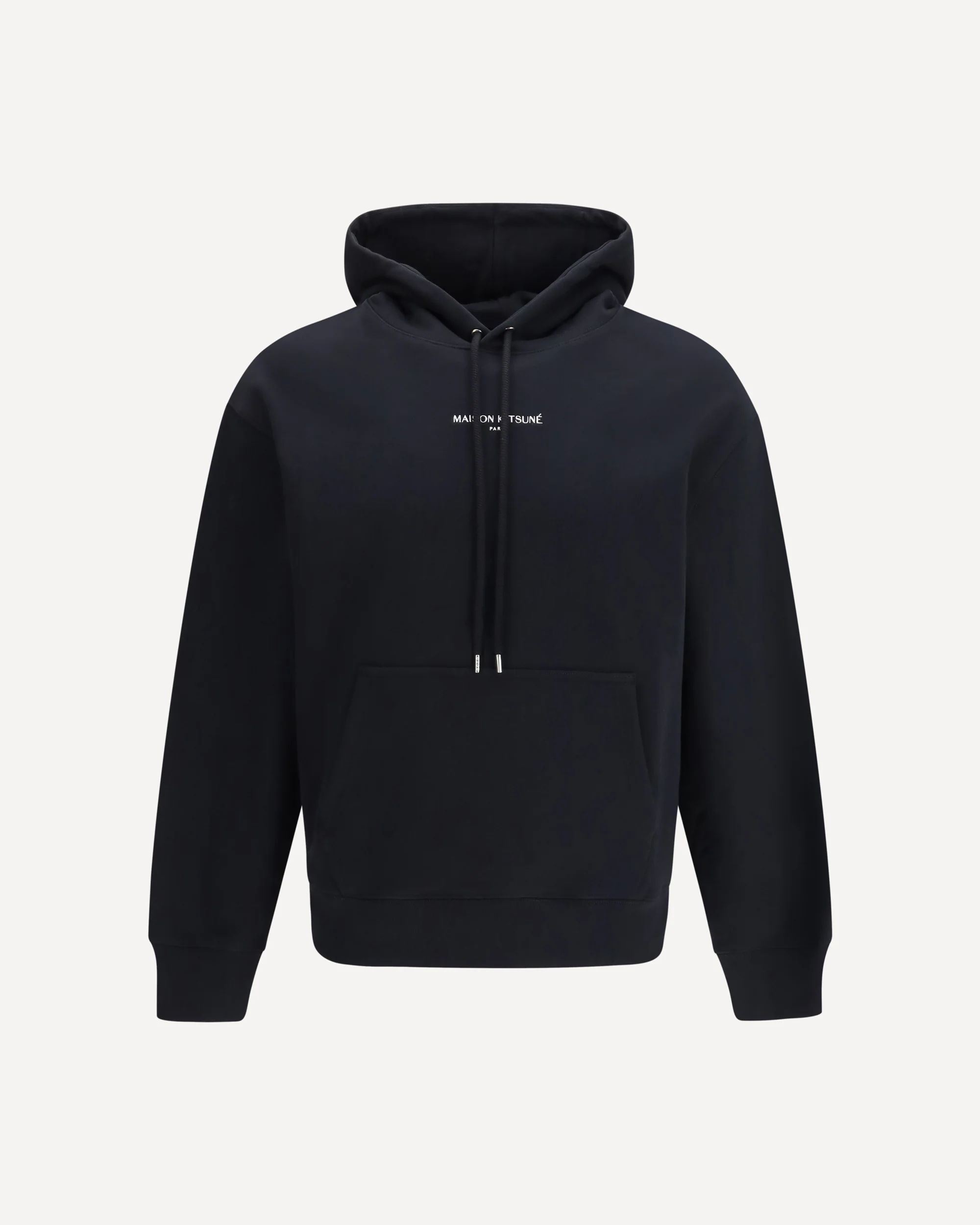 Cotton Sweatshirt with embroidered logo - BLACK | Cheap Luxury Handbags Store,