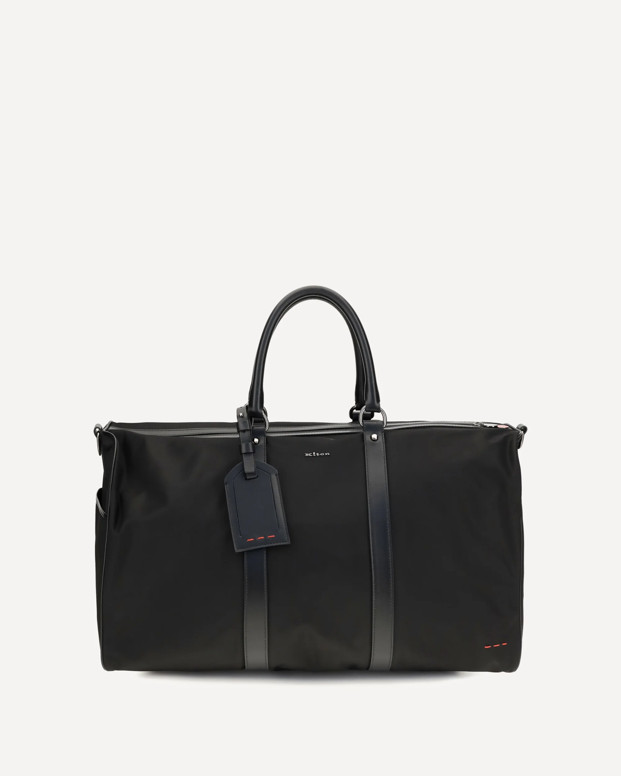 Leather-trim Travel Duffle Bag - BLACK | Cheap Luxury Handbags Store,