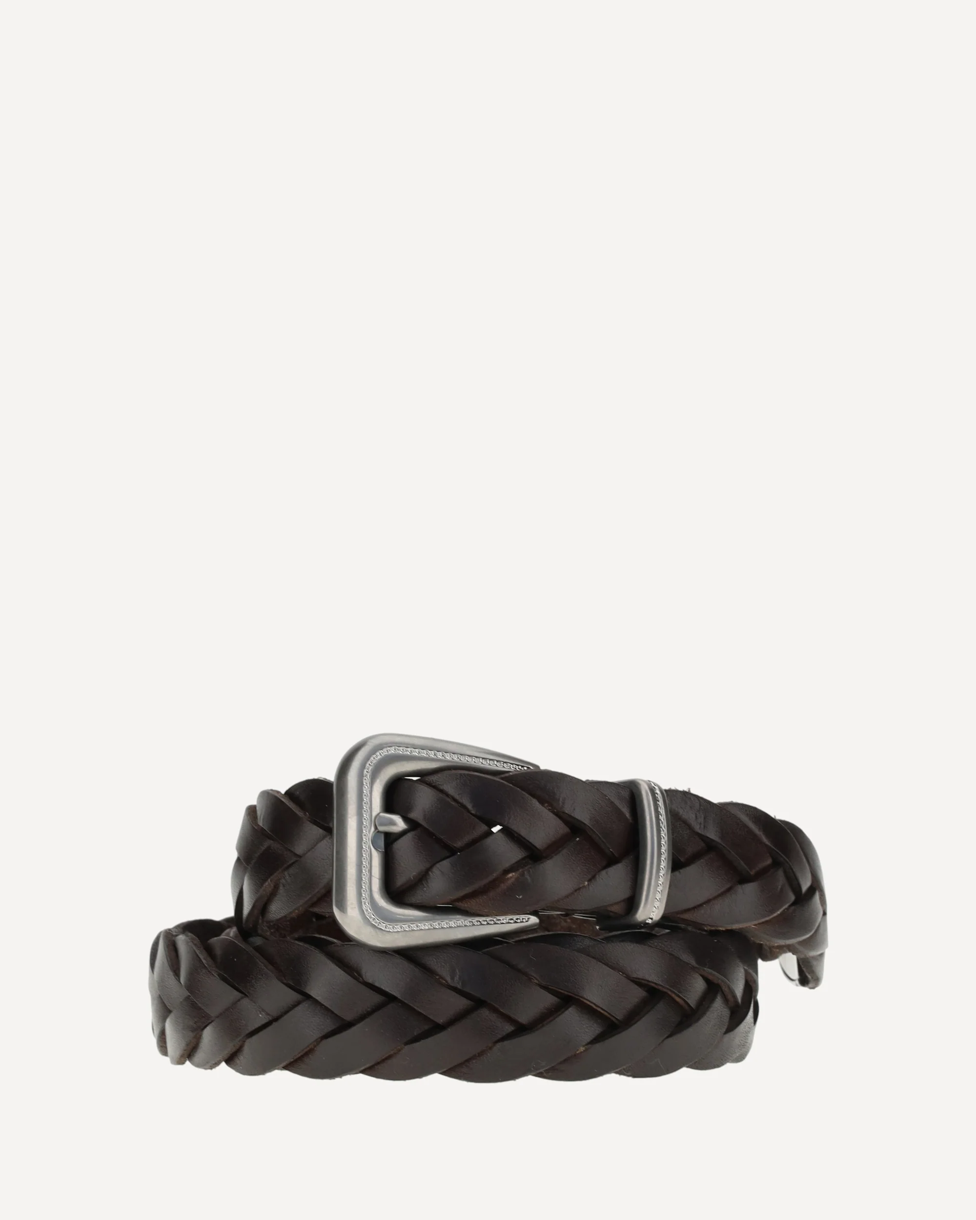 Woven leather Belt - BROWN | Cheap Luxury Handbags Store,