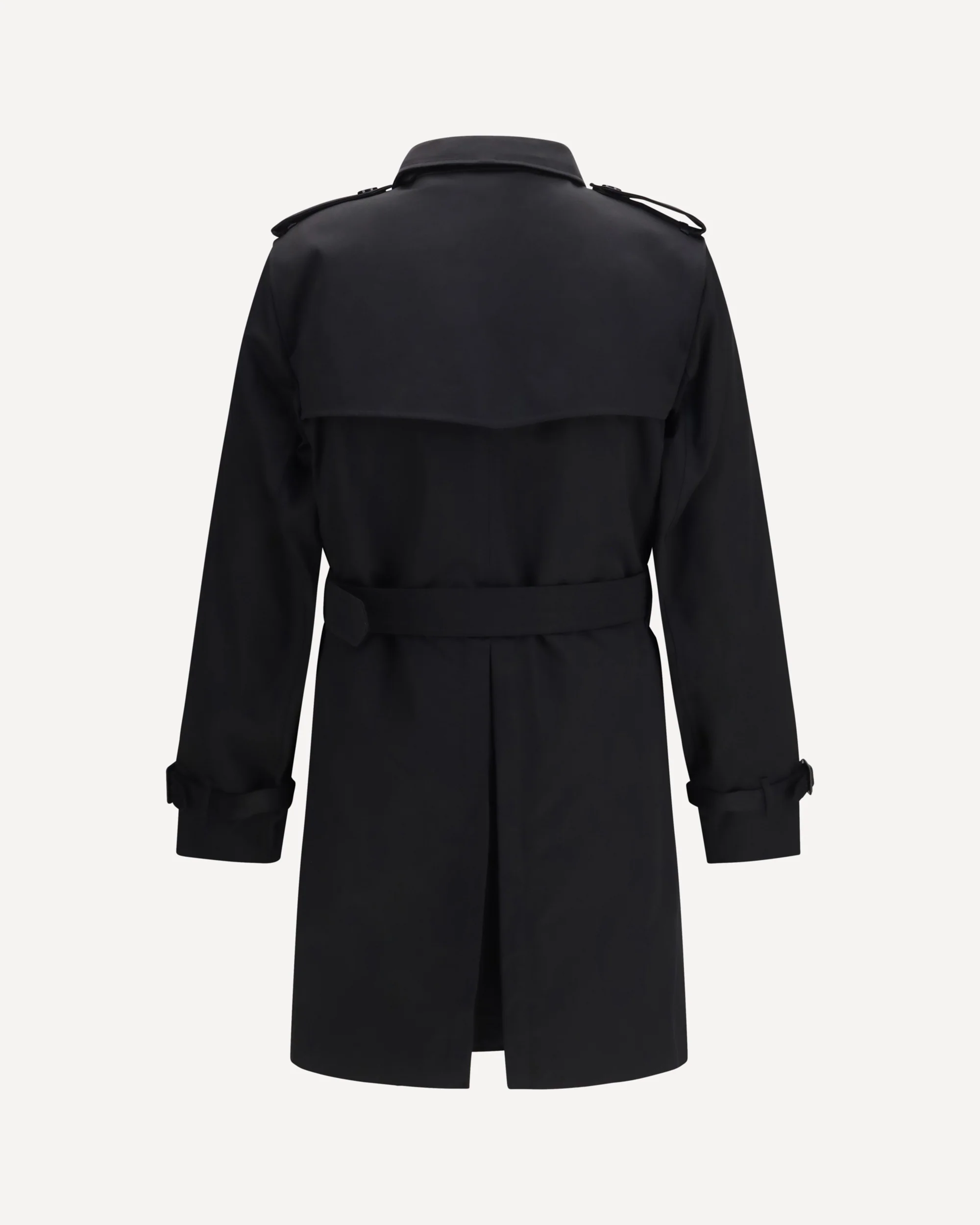 Trench Coat with removable padding - BLACK | Cheap Luxury Handbags Store,