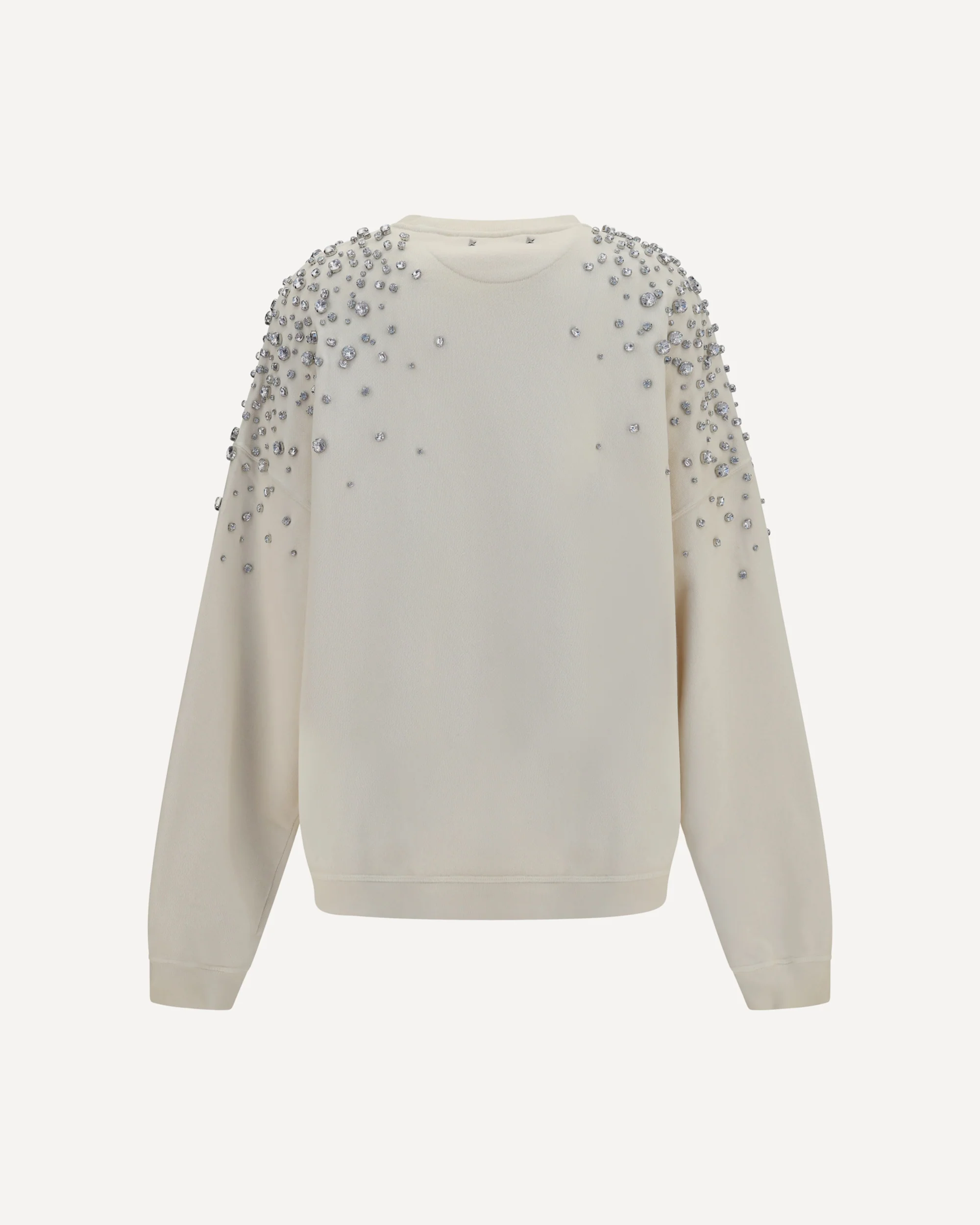 Embellished Sweatshirt - CREAM | Cheap Luxury Handbags Store,