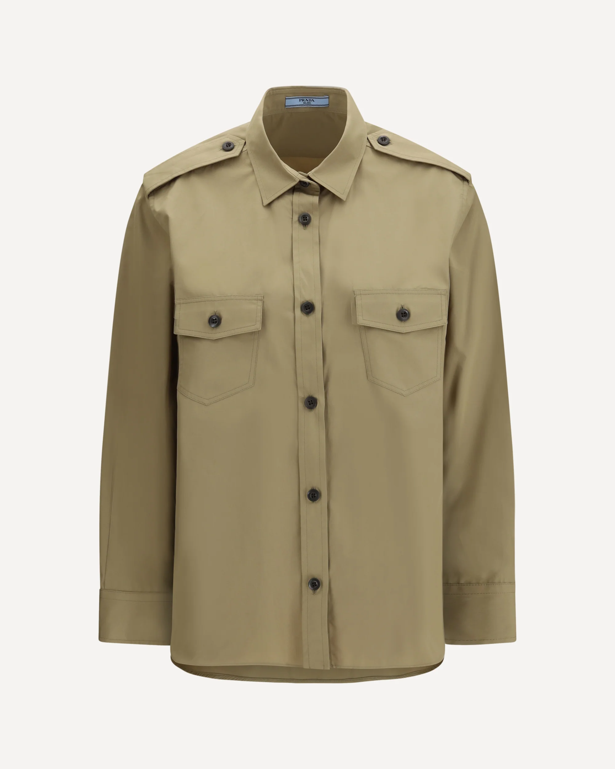 Cotton poplin Shirt - BEIGE | Cheap Luxury Handbags Store,