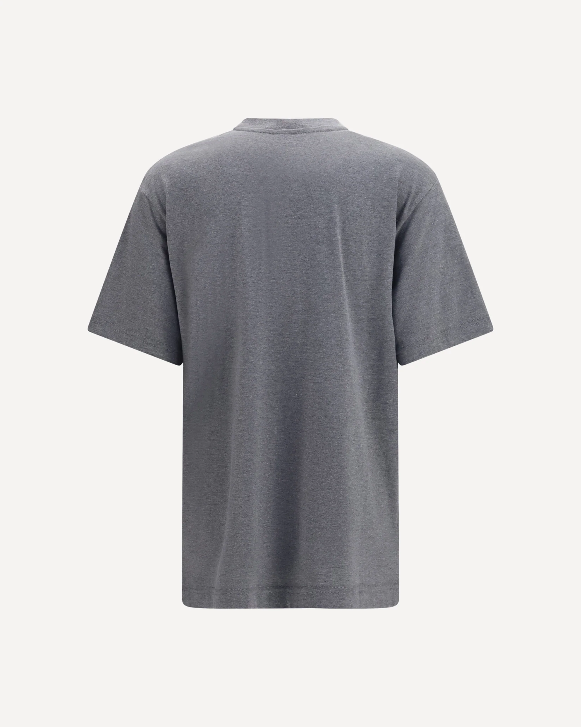 Cotton and silk jersey printed T-shirt - GREY | Cheap Luxury Handbags Store,