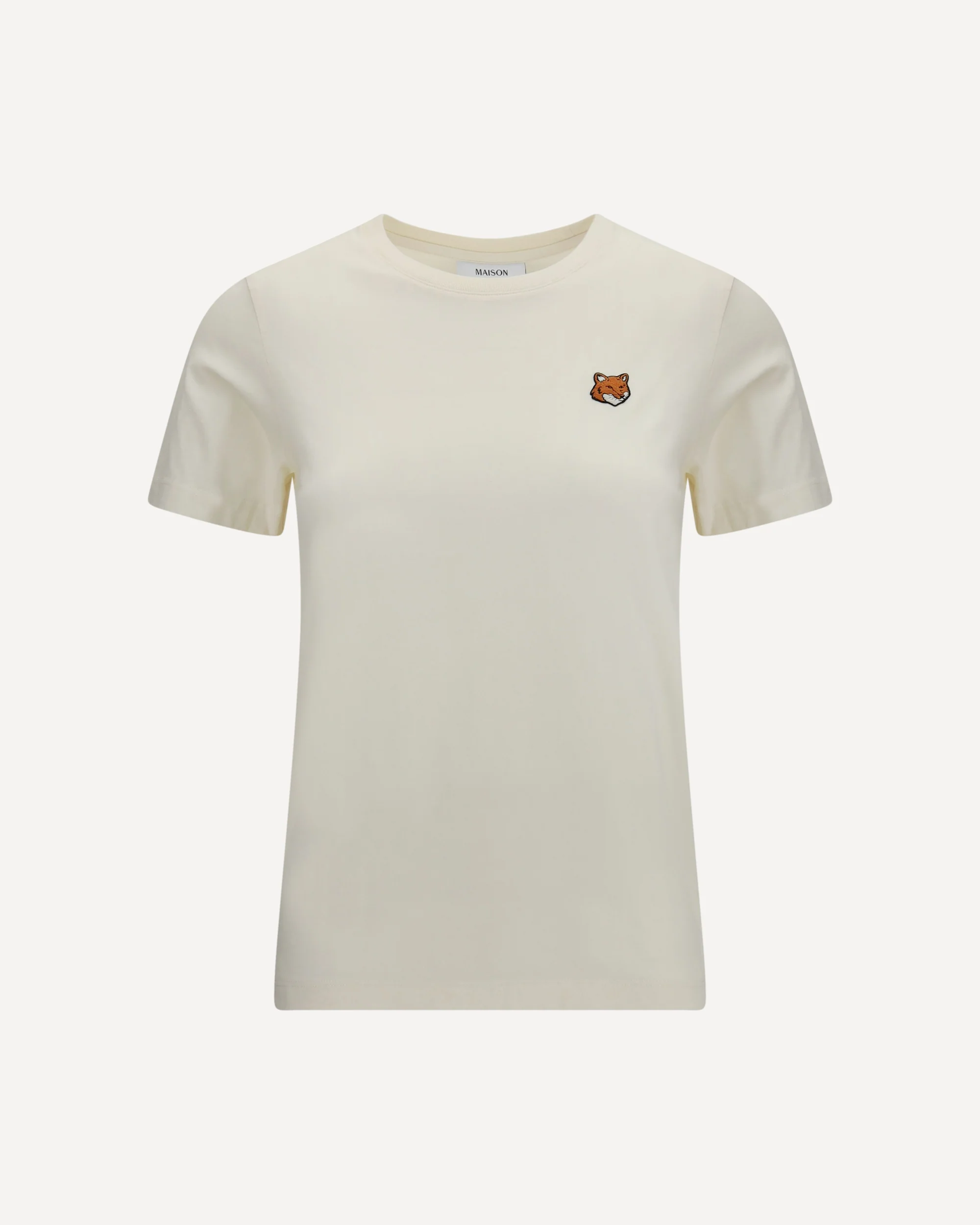Fox Head Regular T-shirt - CREAM | Cheap Luxury Handbags Store,