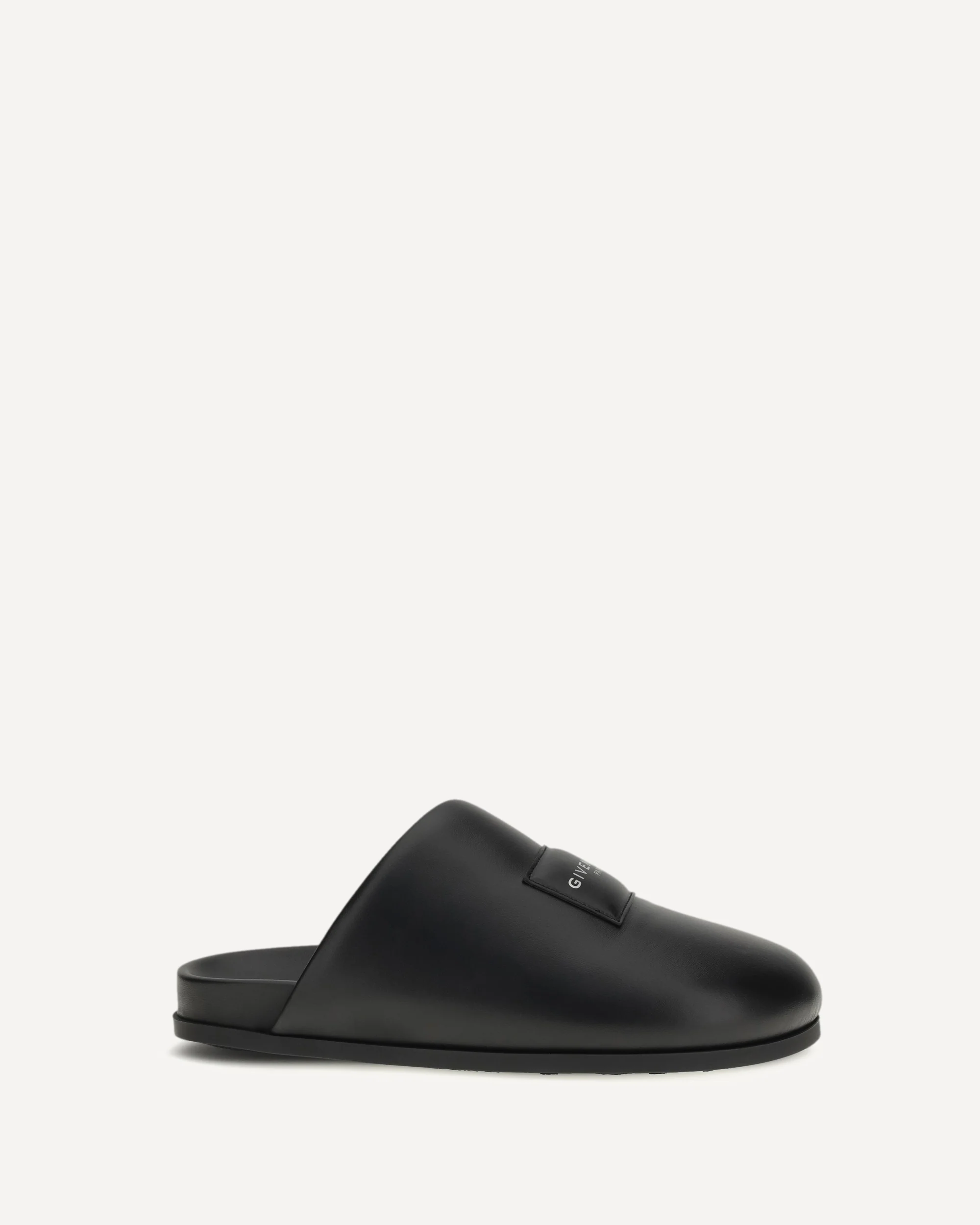 Leather Puffy Mules - BLACK | Cheap Luxury Handbags Store,