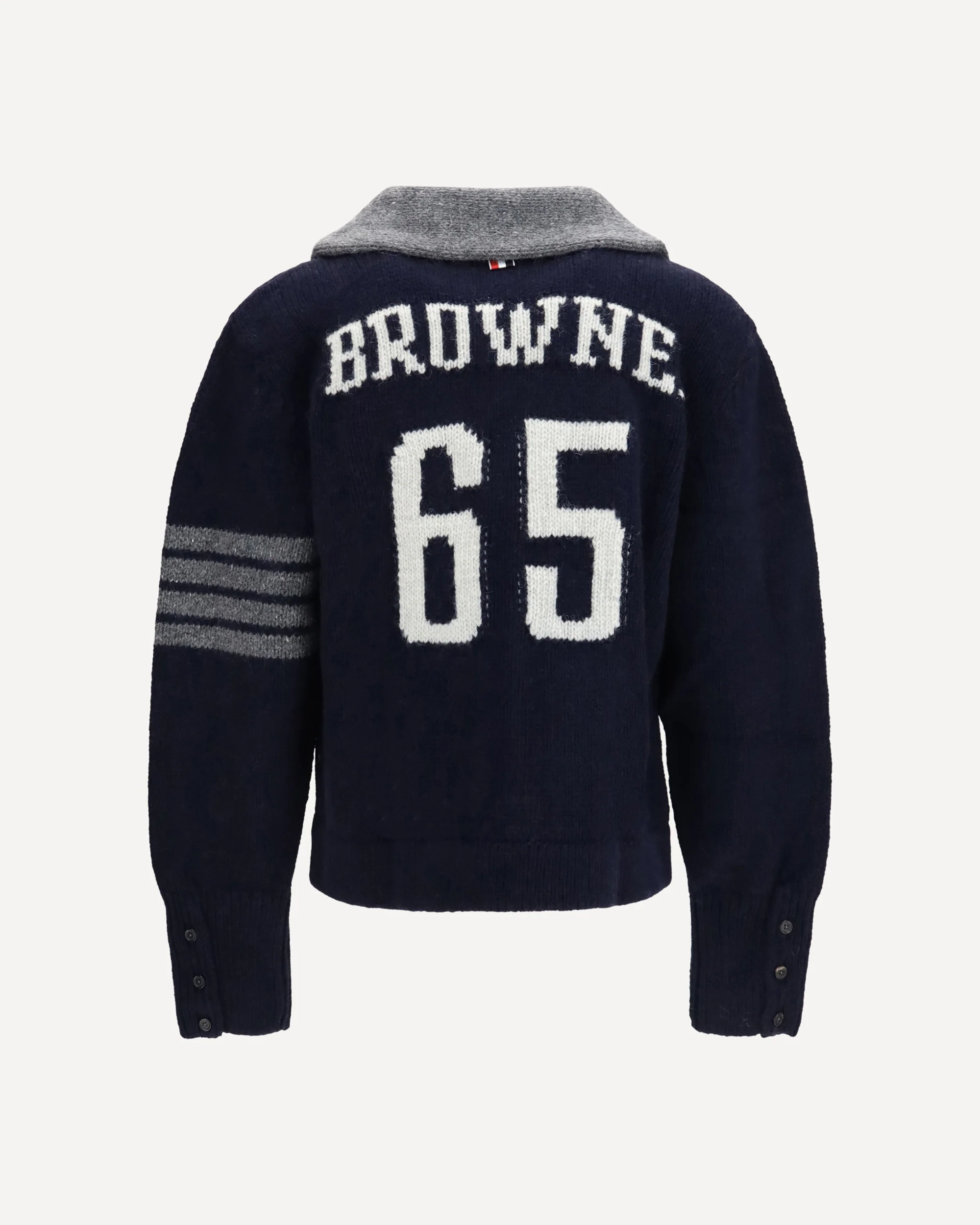 Browne 65 Hooded jersey Cardigan - BLUE | Cheap Luxury Handbags Store,