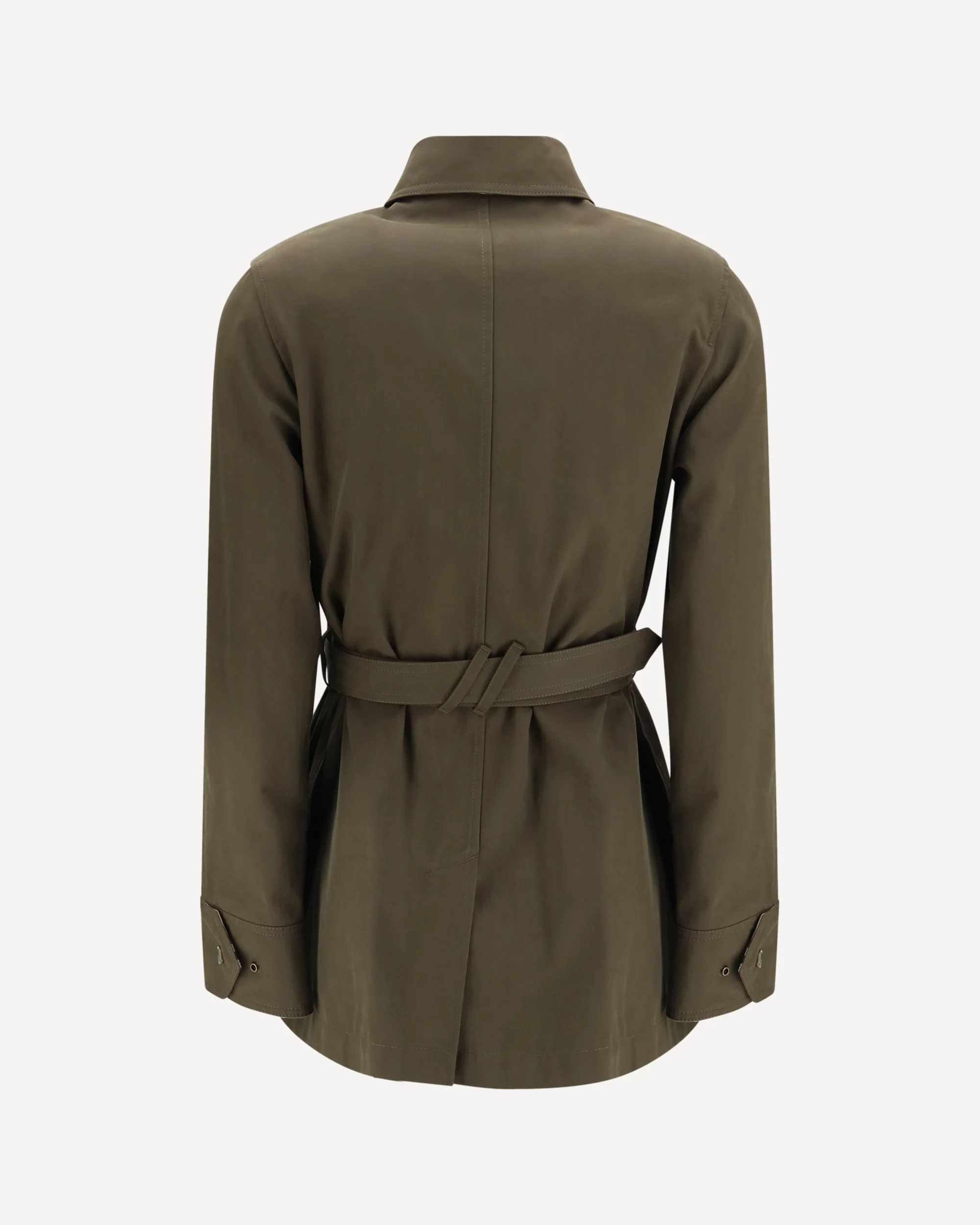 Gabardine Safari Jacket - GREEN | Cheap Luxury Handbags Store,