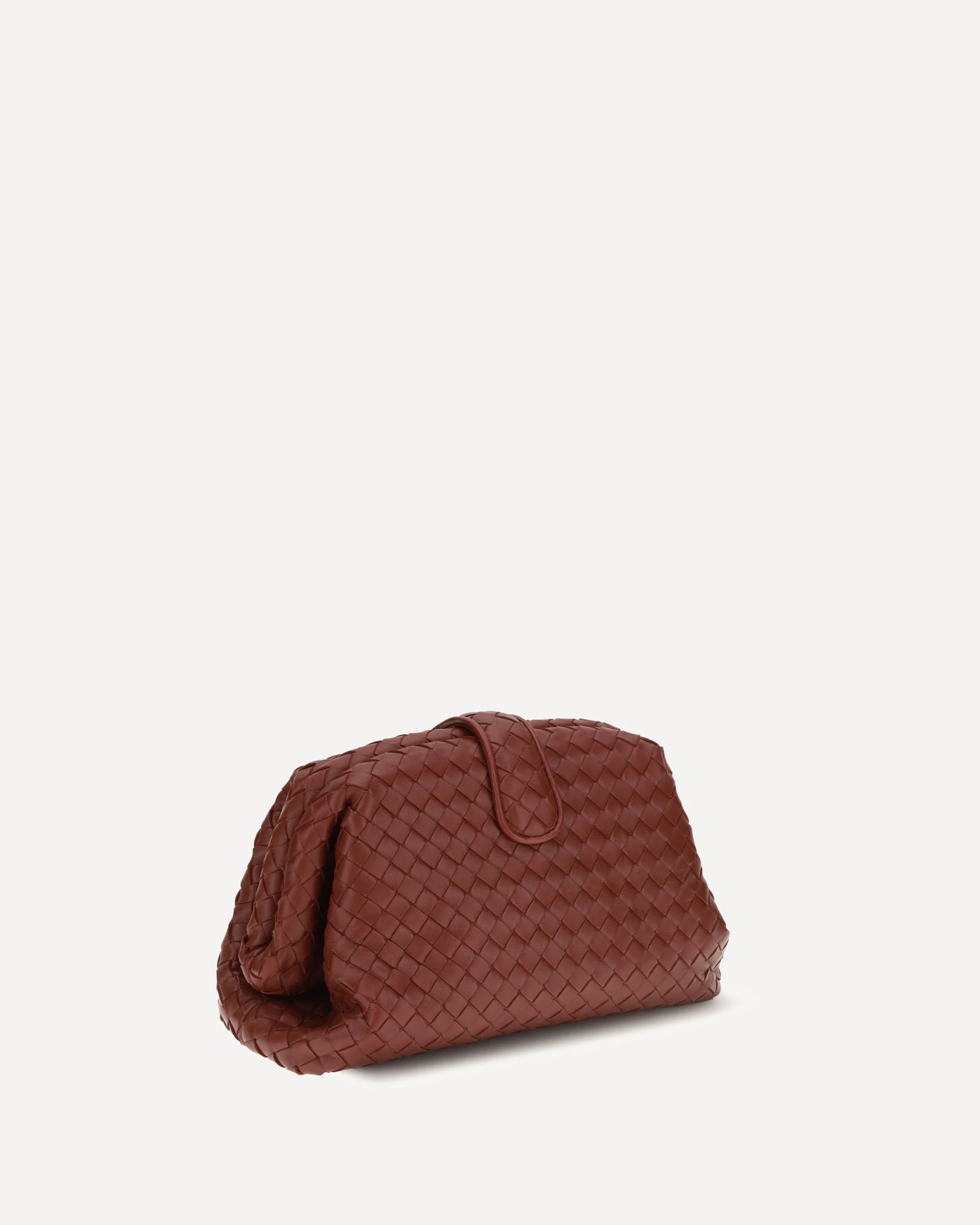 Small Lauren 1980 Clutch - BORDEAUX | Cheap Luxury Handbags Store,