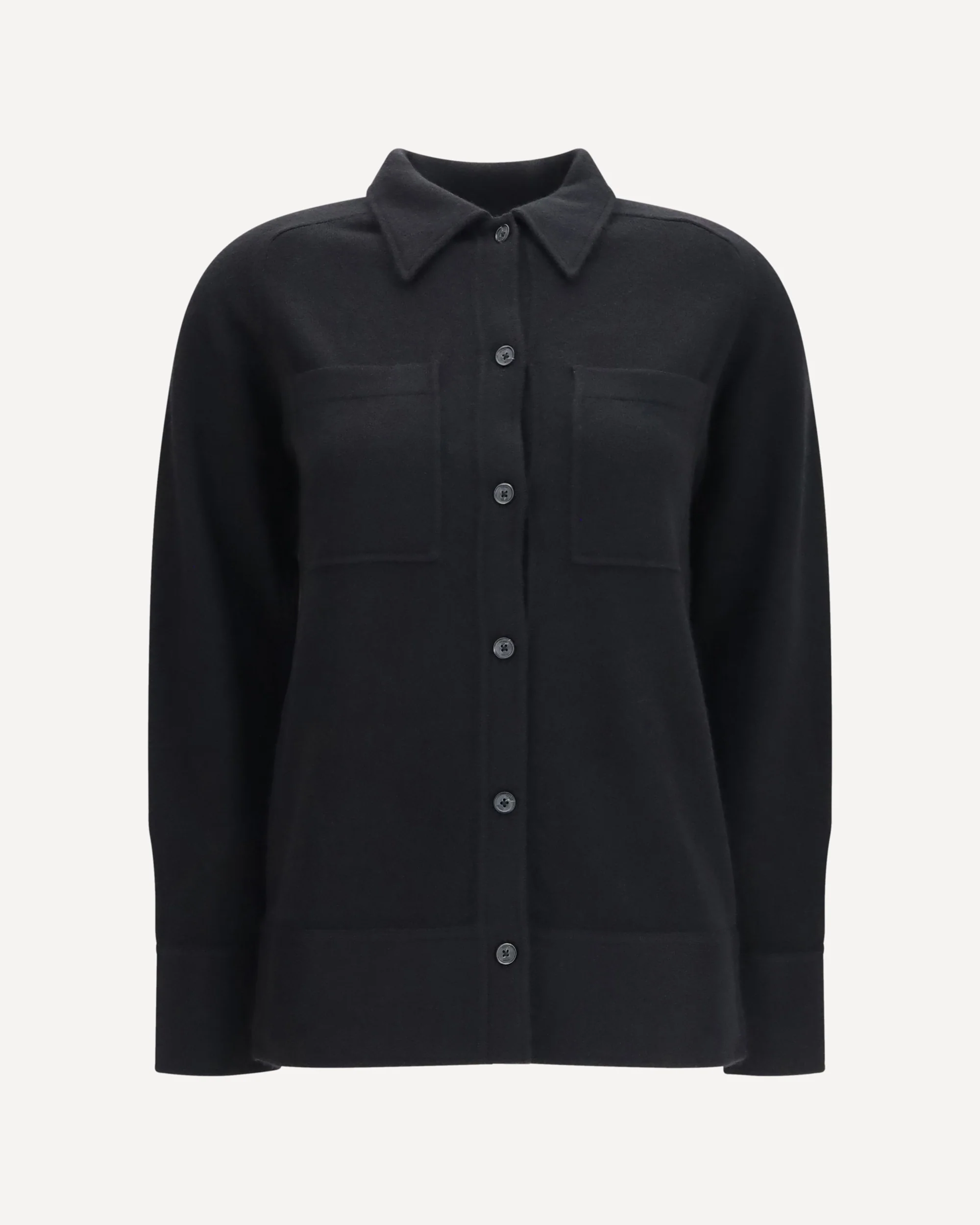 Cashmere Shirt - BLACK | Cheap Luxury Handbags Store,