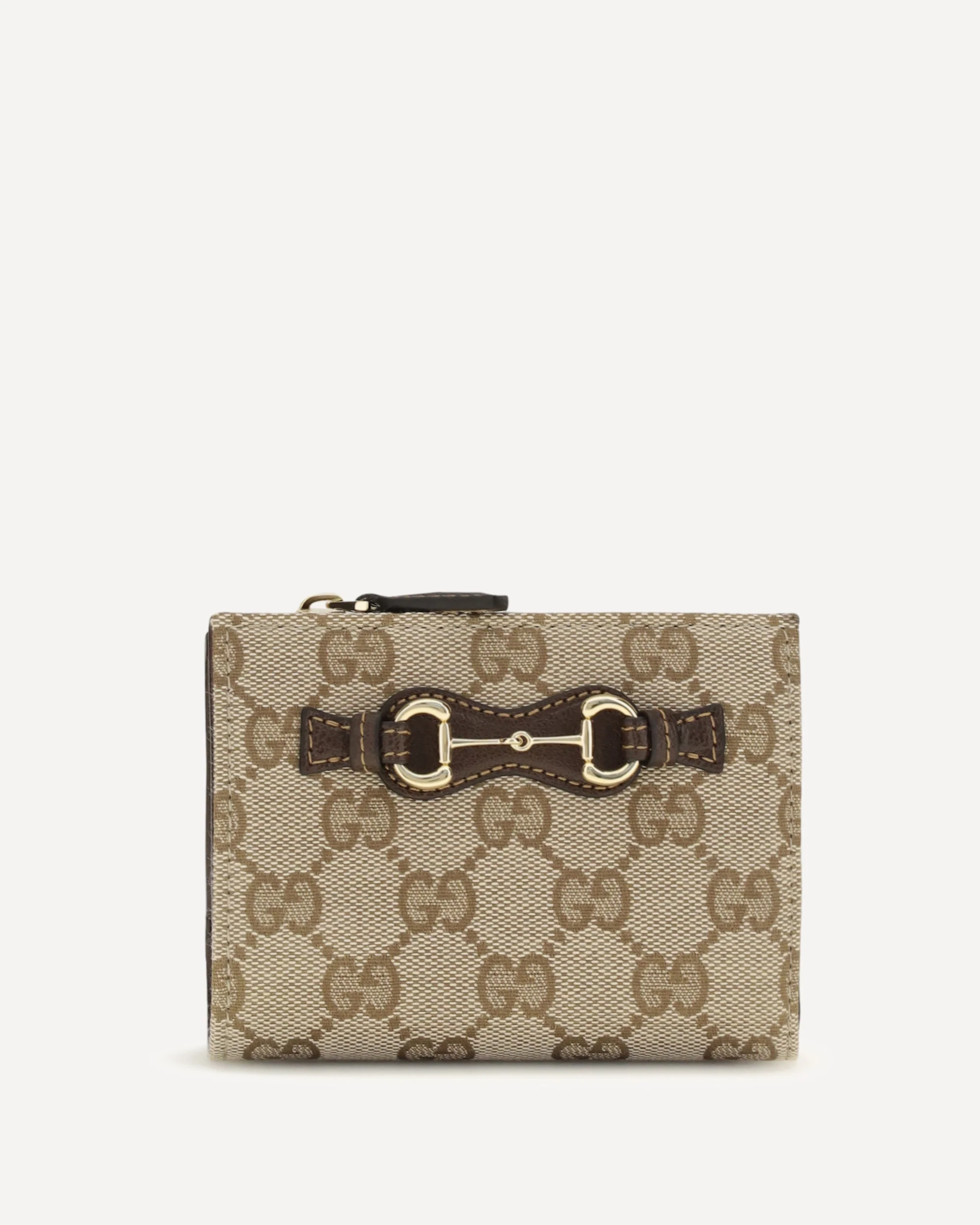 Small Horsebit Wallet - BROWN | Cheap Luxury Handbags Store,