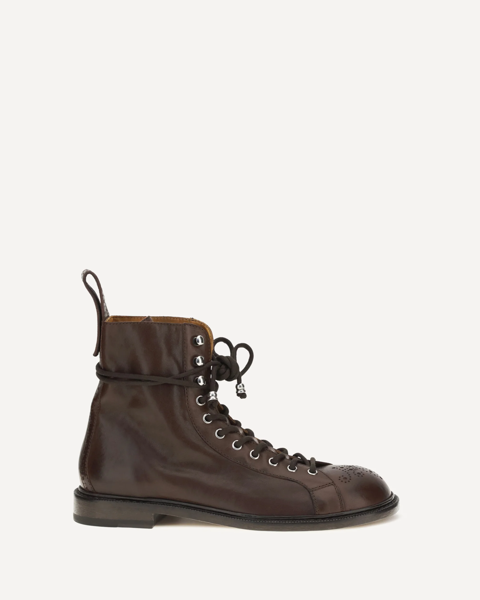 Billy leather ankle Boots - BROWN | Cheap Luxury Handbags Store,