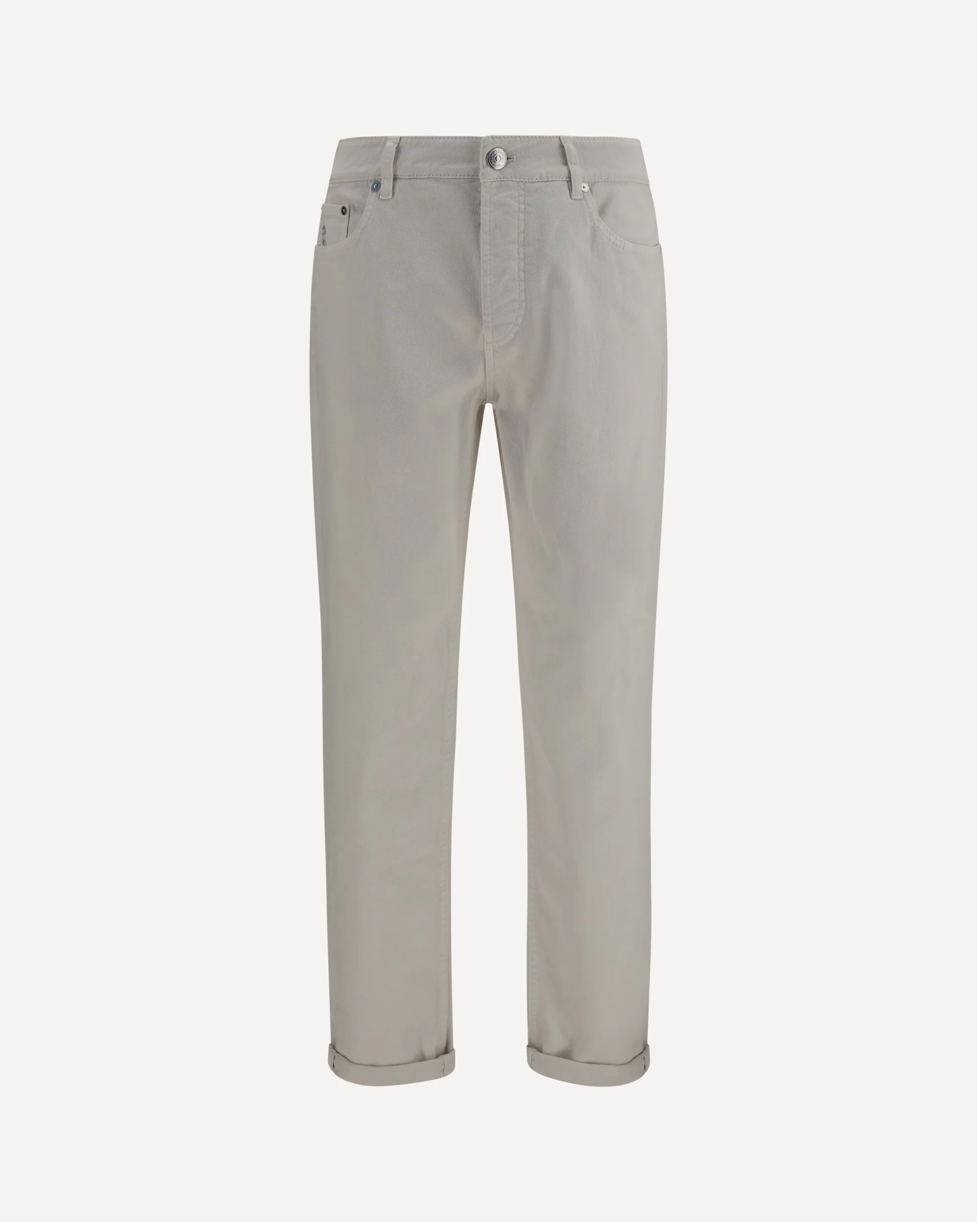 Jeans with turn-up hem - WHITE | Cheap Luxury Handbags Store,
