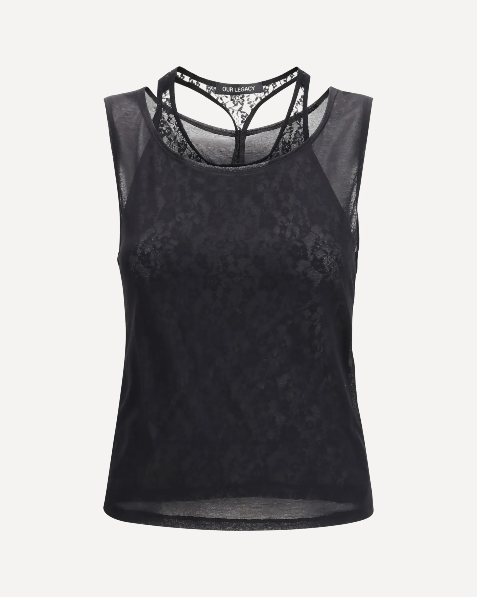 Swim Tank Top in stocking jersey - BLACK | Cheap Luxury Handbags Store,