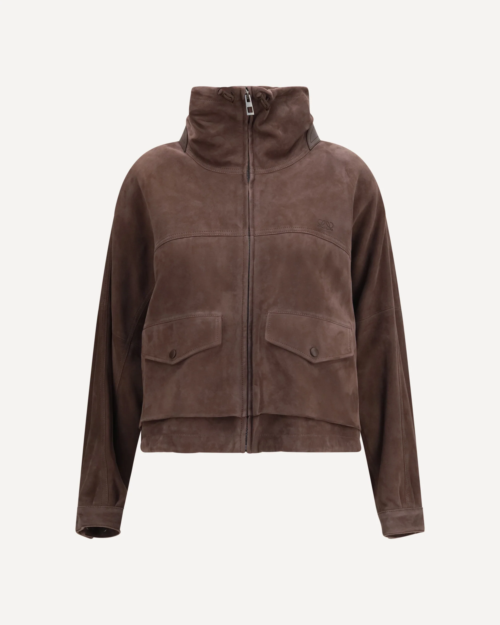Suede goat leather Jacket - BROWN | Cheap Luxury Handbags Store,