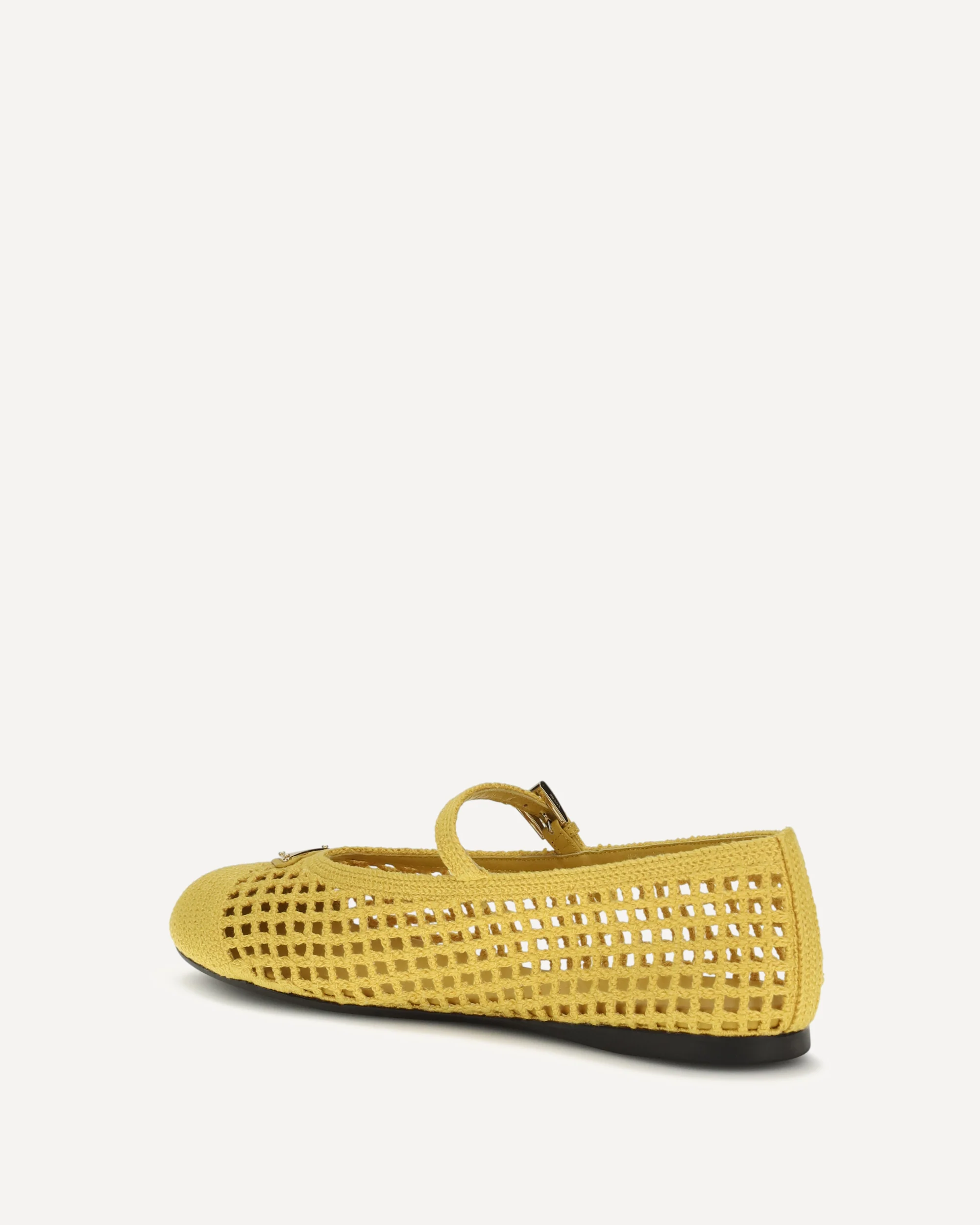 Crochet Ballerinas - YELLOW | Cheap Luxury Handbags Store,