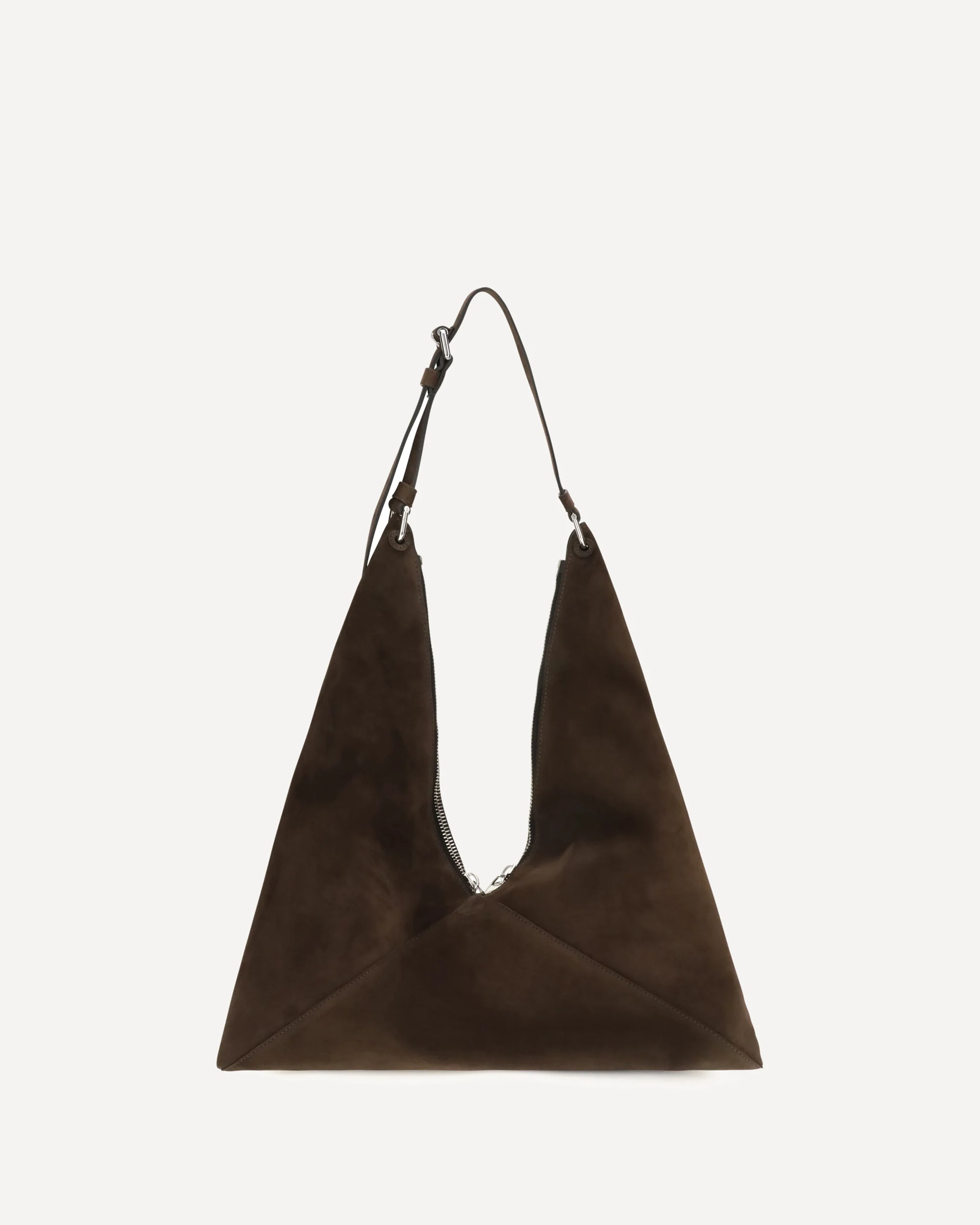 Suede Hobo Tote Bag - BROWN | Cheap Luxury Handbags Store,