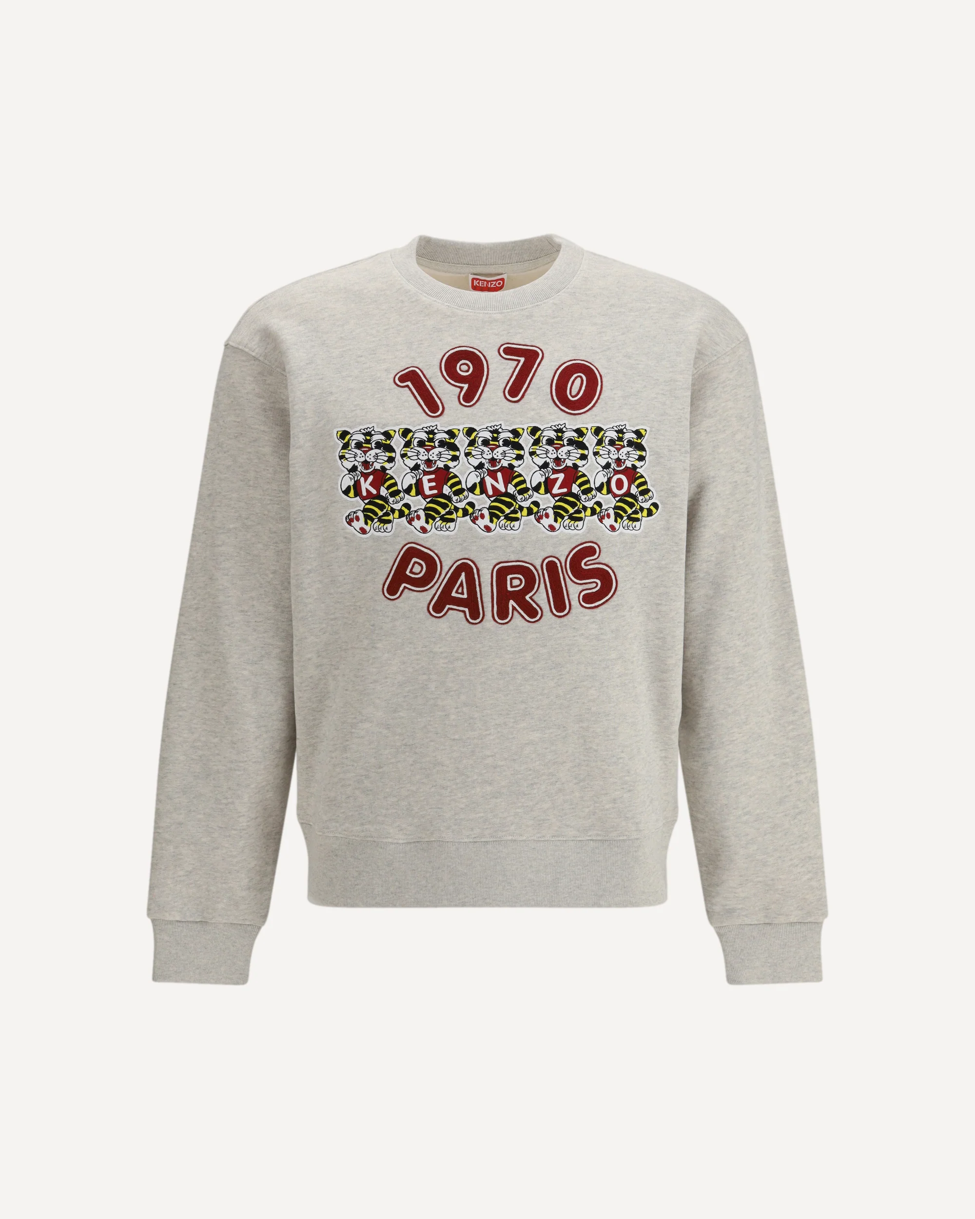 Wild Tiger cotton Sweatshirt - GREY | Cheap Luxury Handbags Store,