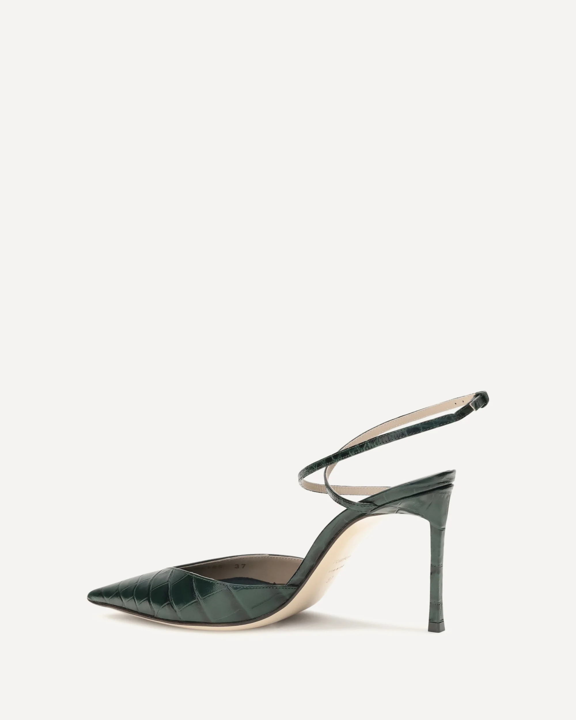 Crocodile-print leather Pumps - GREEN | Cheap Luxury Handbags Store,
