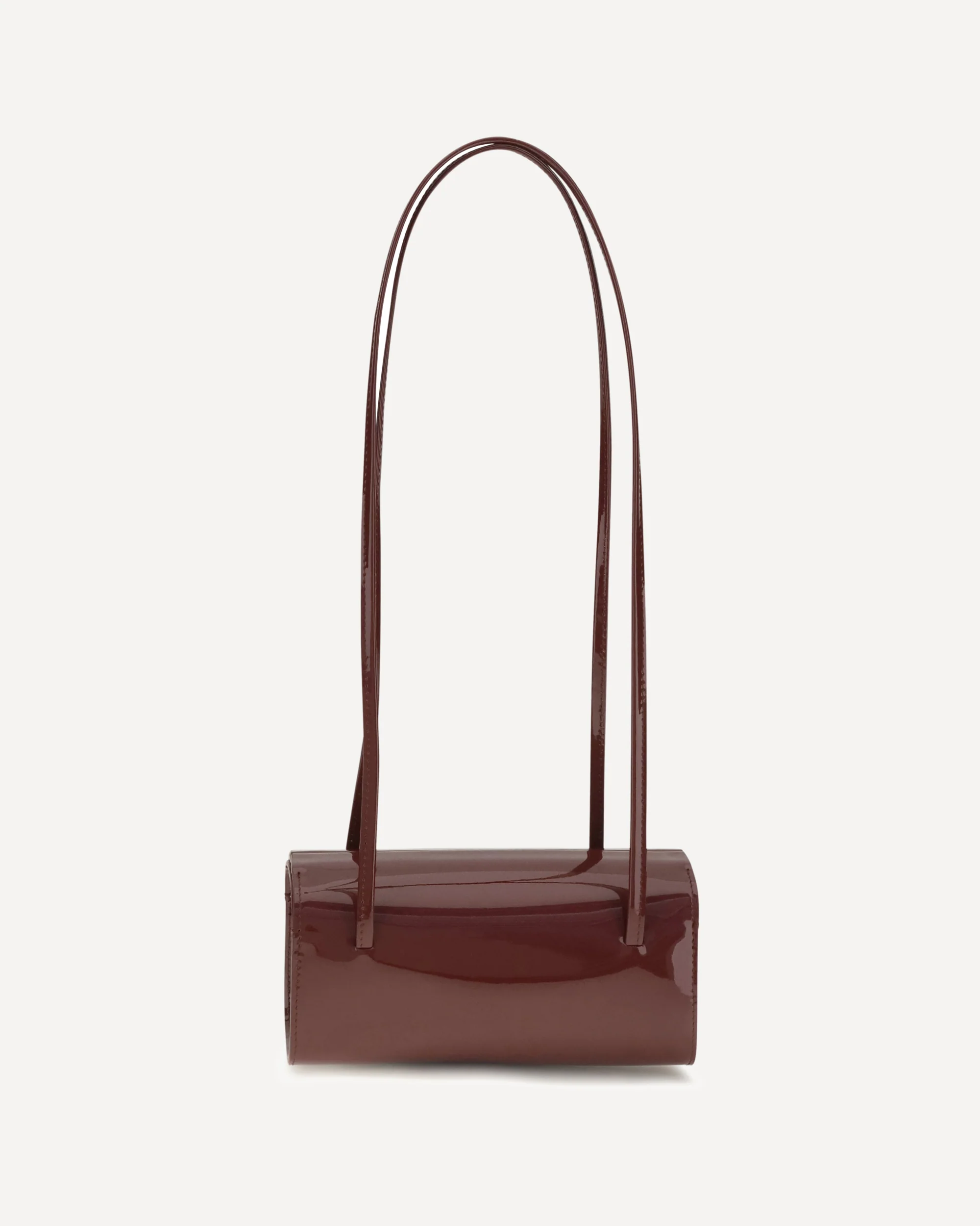 Mie brushed leather Shoulder Bag - BORDEAUX | Cheap Luxury Handbags Store,