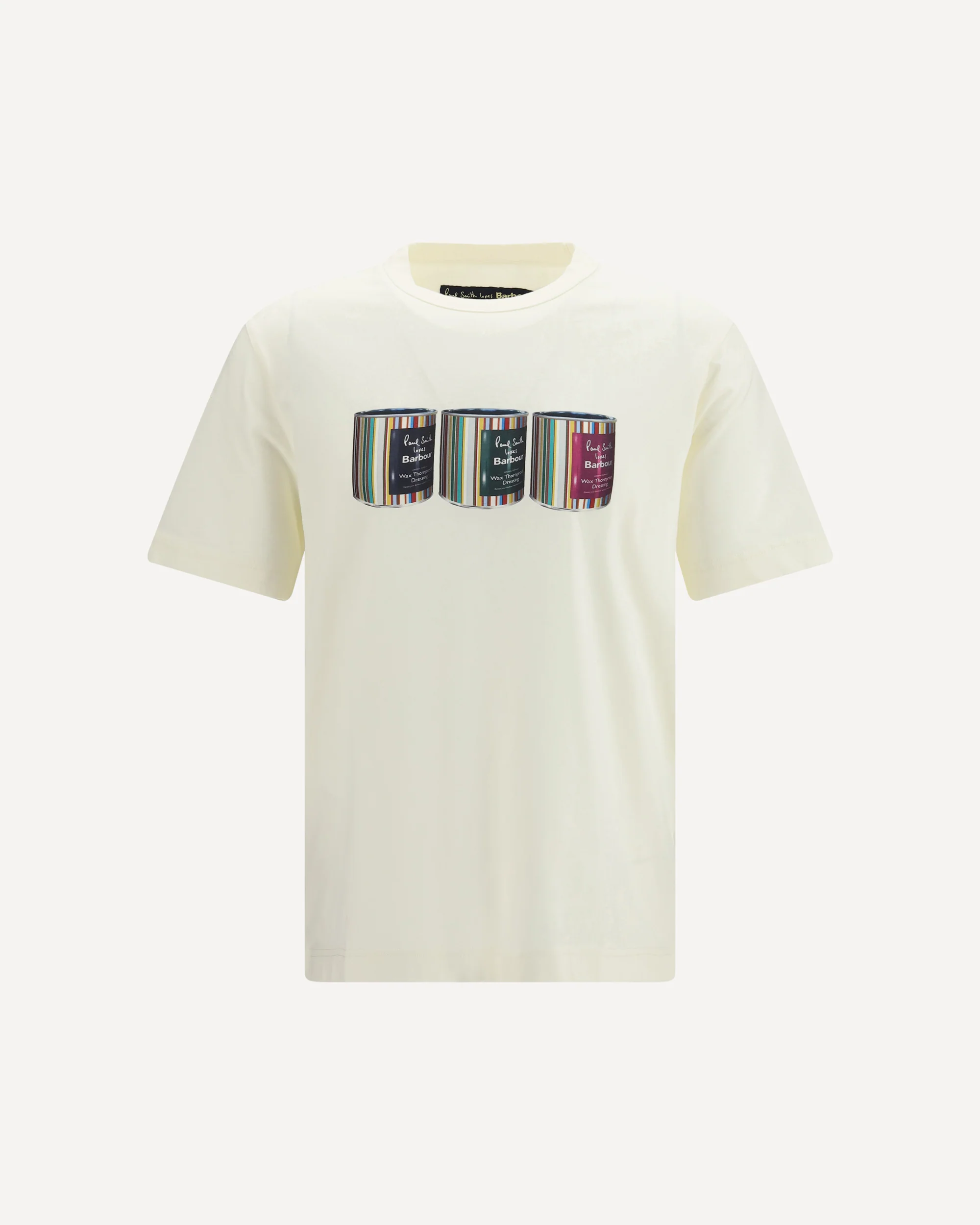Tinned Barbour x Paul Smith T-shirt - CREAM | Cheap Luxury Handbags Store,