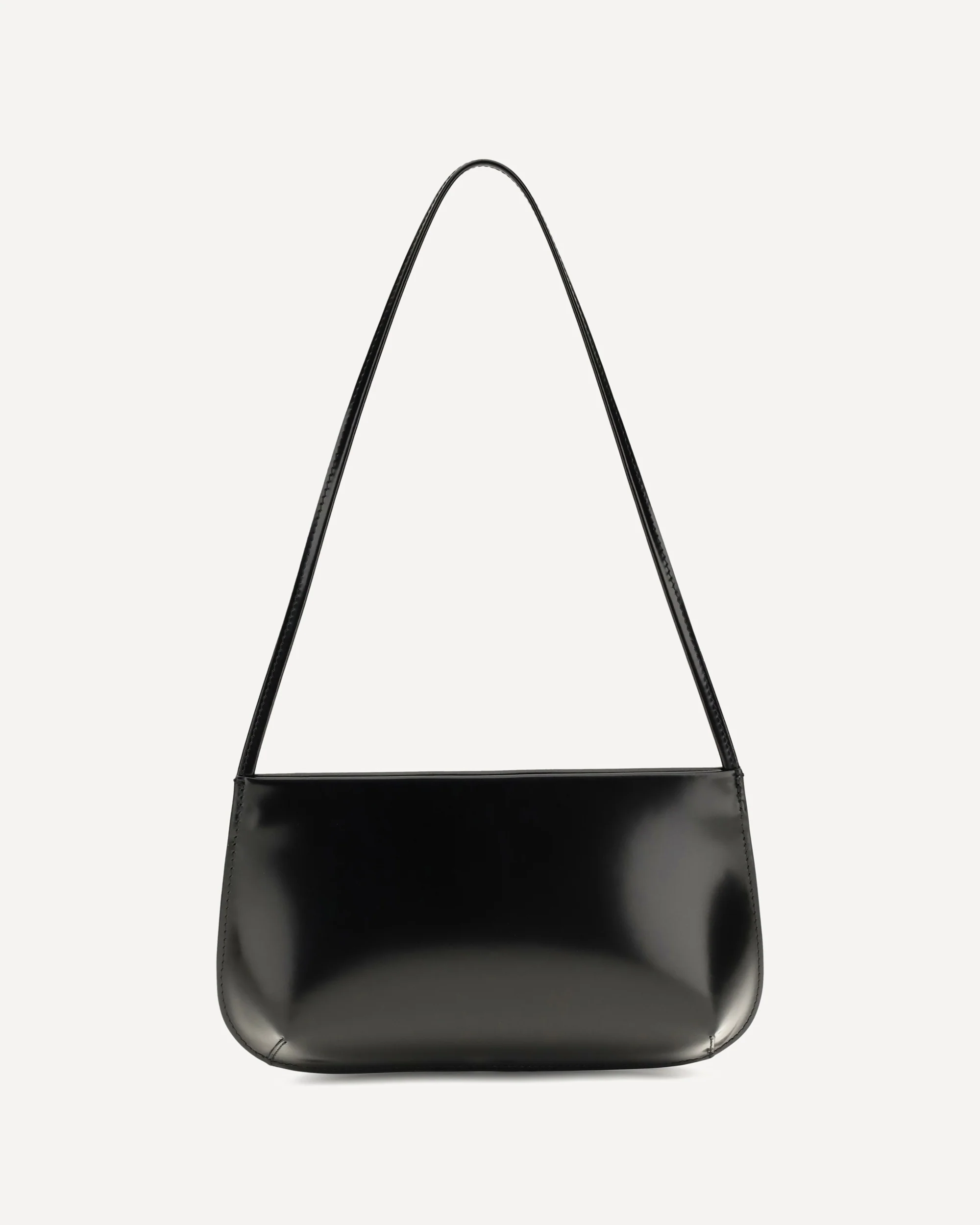 Bra brushed leather Shoulder Bag - BLACK | Cheap Luxury Handbags Store,