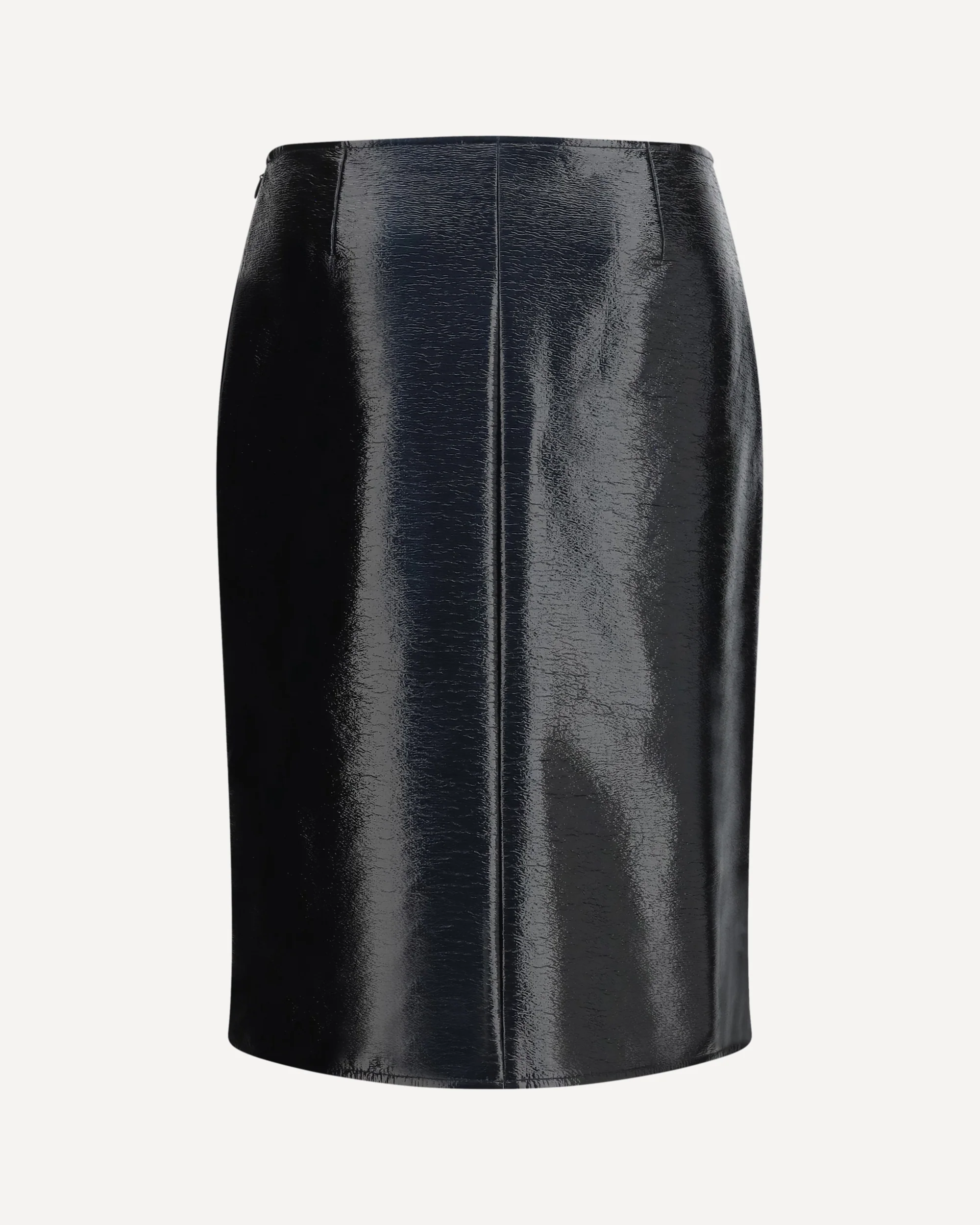 Vinyl midi Skirt - BORDEAUX | Cheap Luxury Handbags Store,