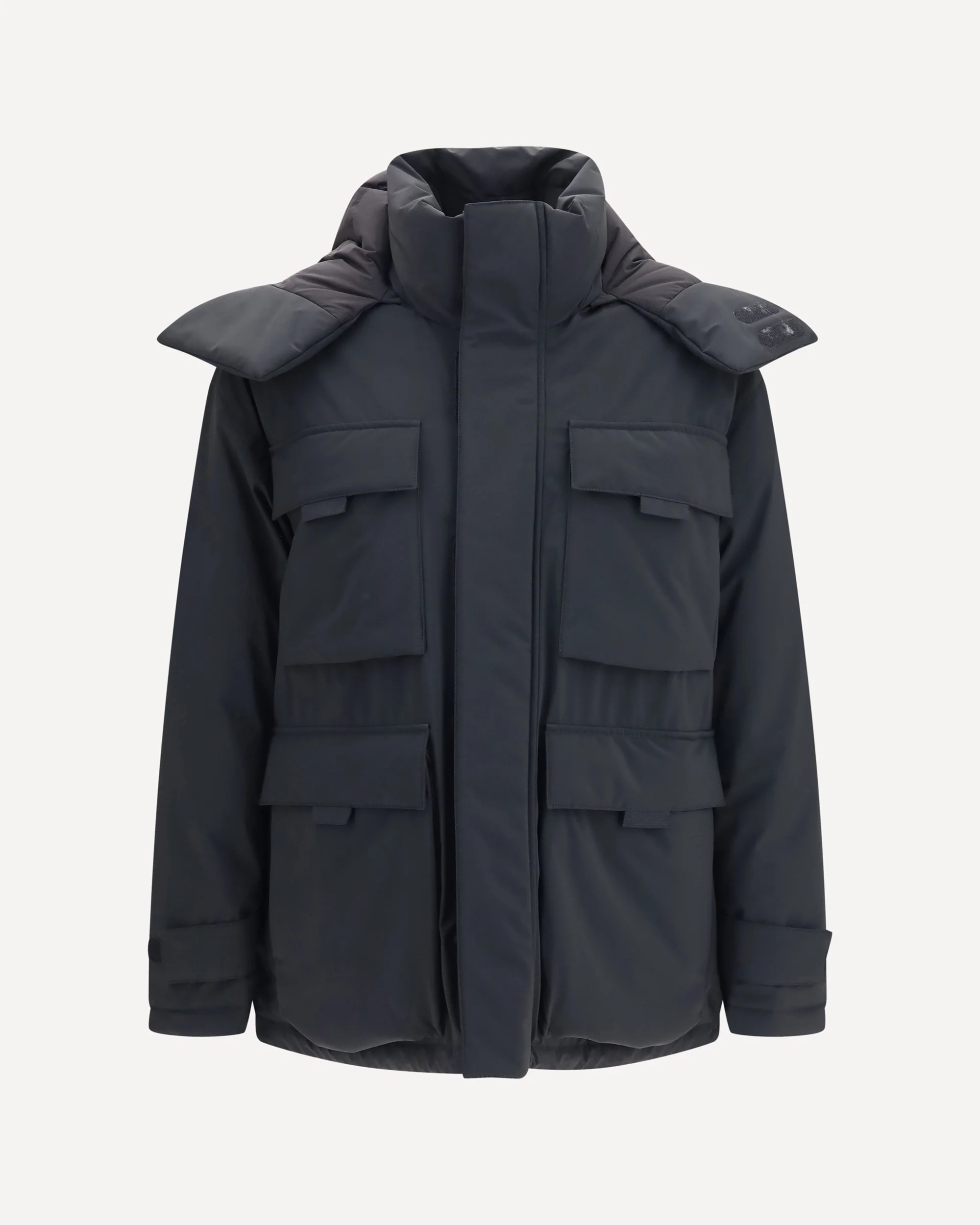 Hooded padded Jacket - BLACK | Cheap Luxury Handbags Store,