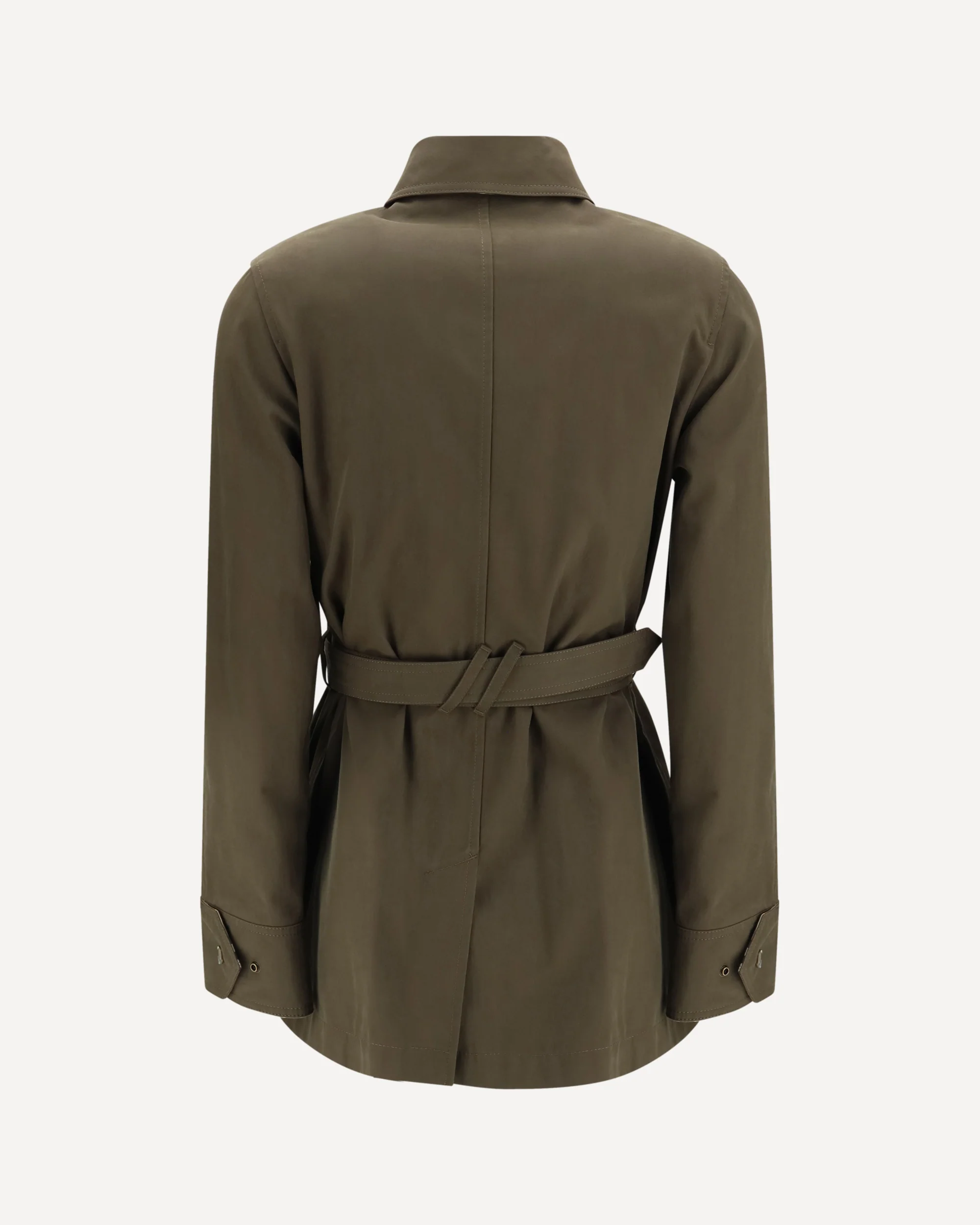 Gabardine Safari Jacket - GREEN | Cheap Luxury Handbags Store,