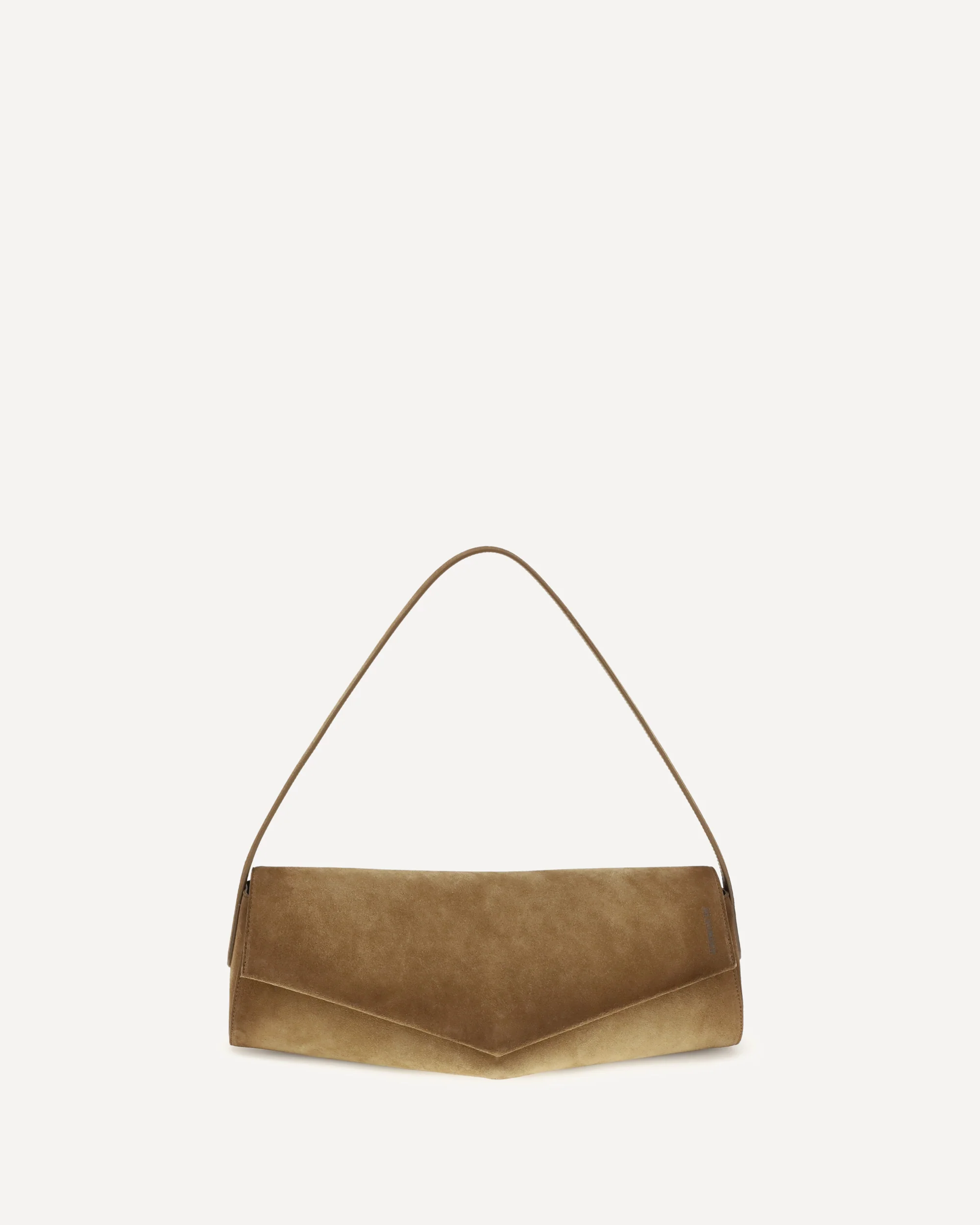 Kante suede Shoulder Bag - BROWN | Cheap Luxury Handbags Store,