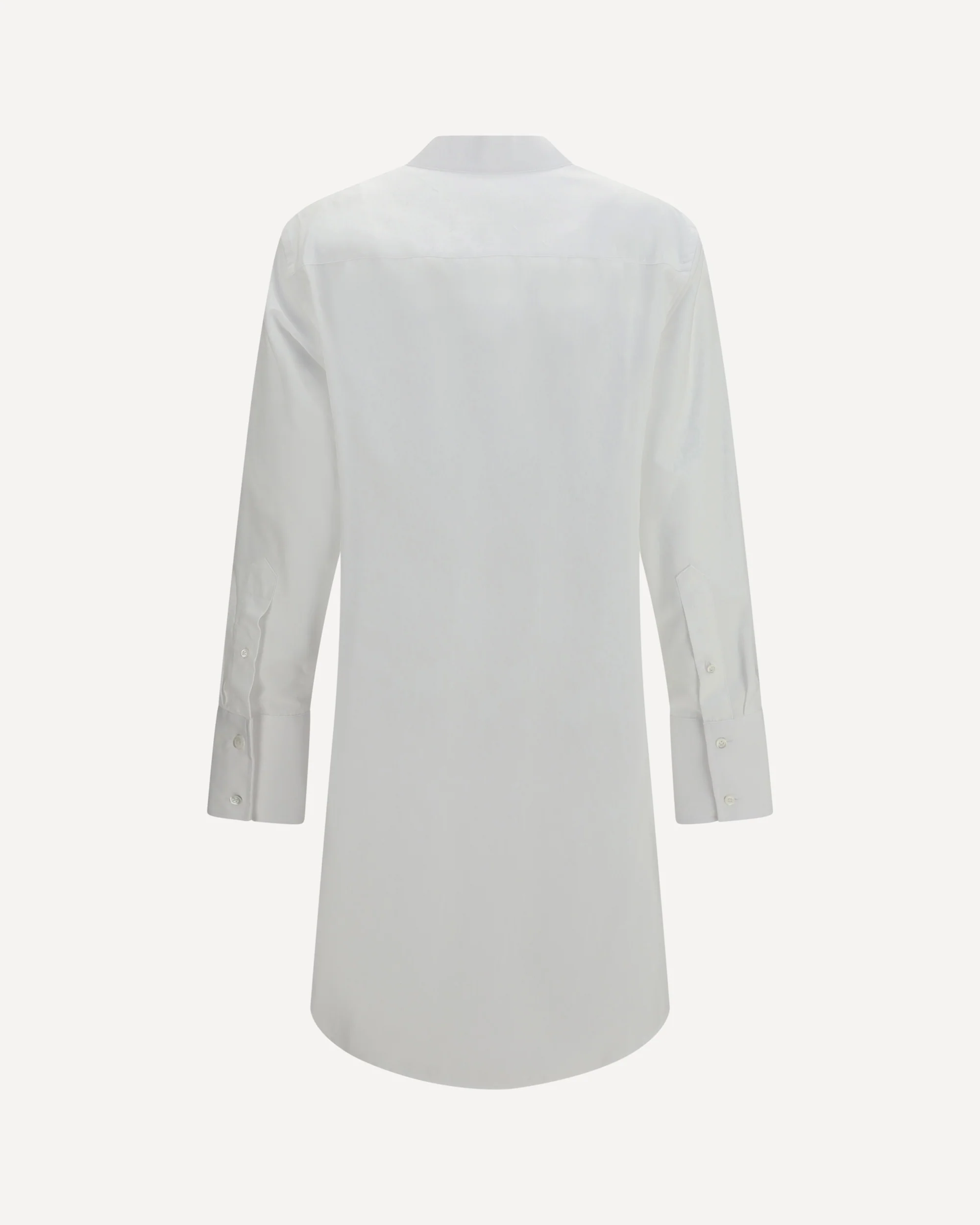 Raw-edge cotton mini Dress - WHITE | Cheap Luxury Handbags Store,