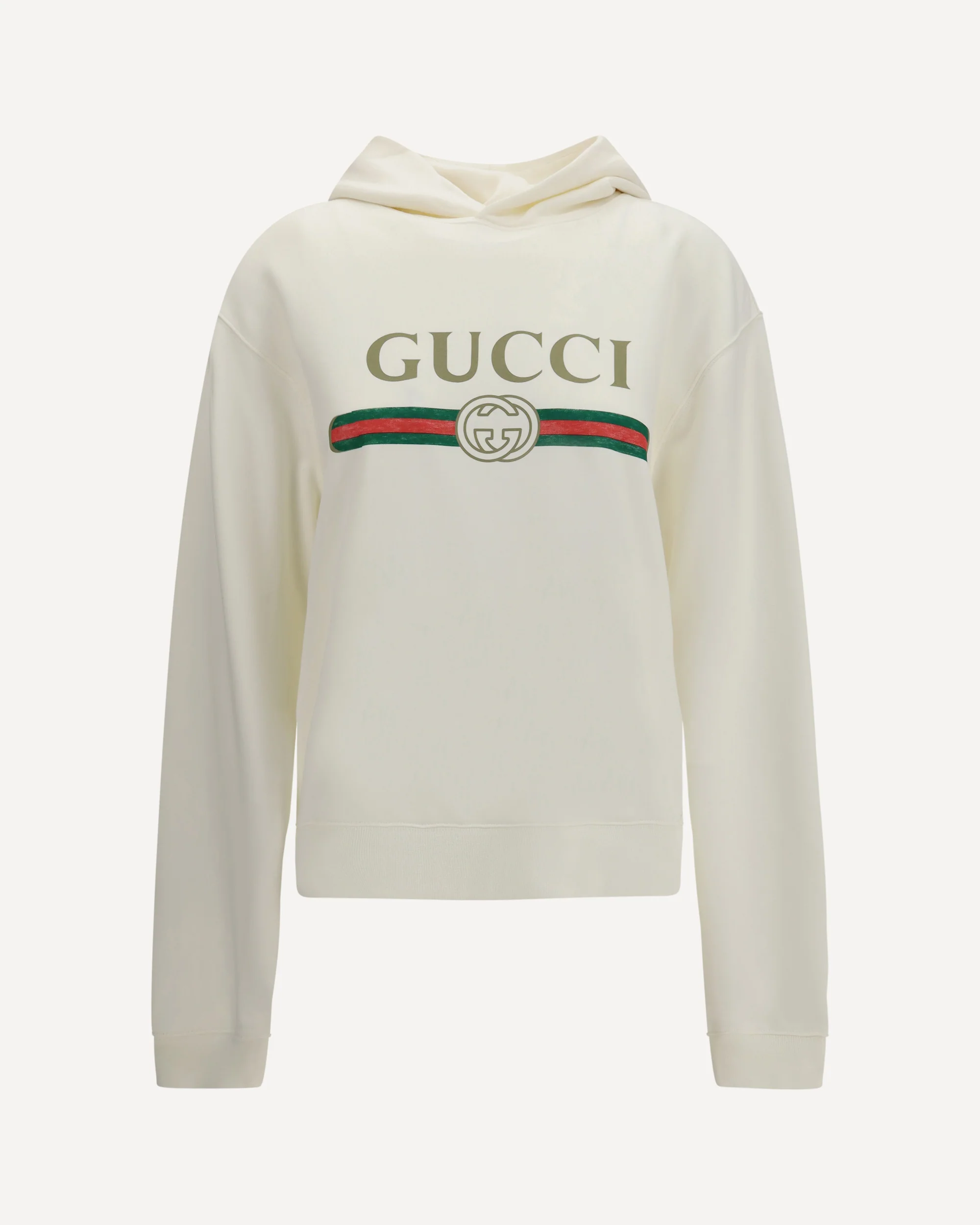 Cotton and cashmere jersey Hoodie - WHITE | Cheap Luxury Handbags Store,