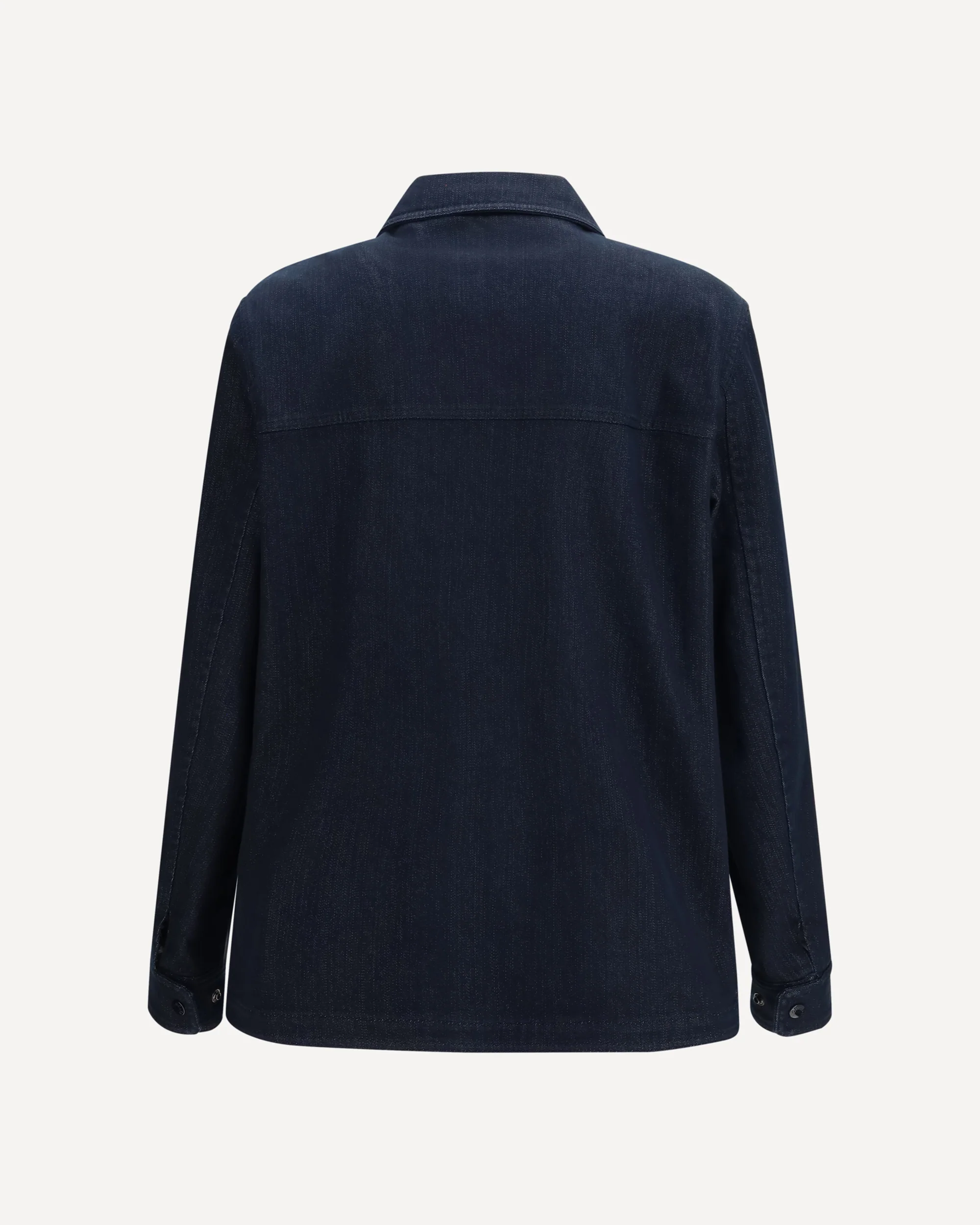 Haderu denim Shirt Jacket - BLUE | Cheap Luxury Handbags Store,