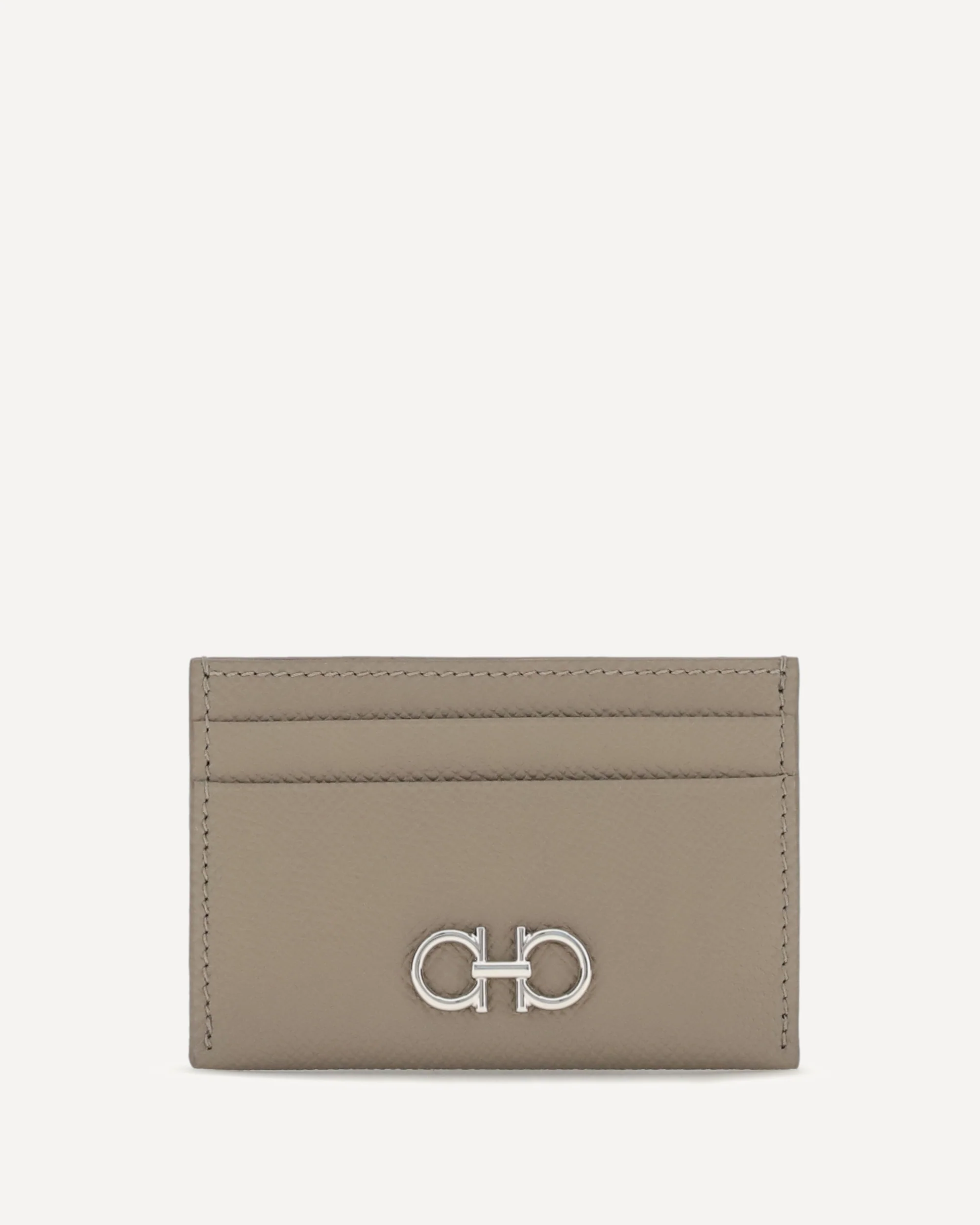 Gancini Card Holder - BEIGE | Cheap Luxury Handbags Store,