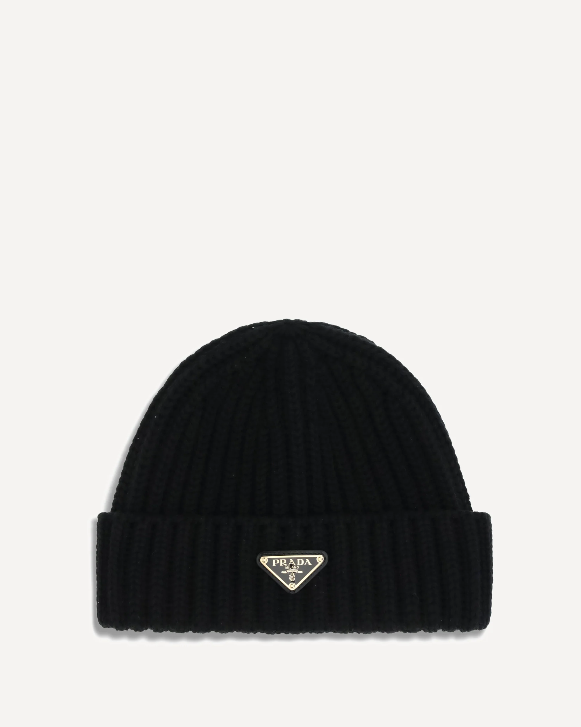 Virgin wool Beanie Hat - BLACK | Cheap Luxury Handbags Store,