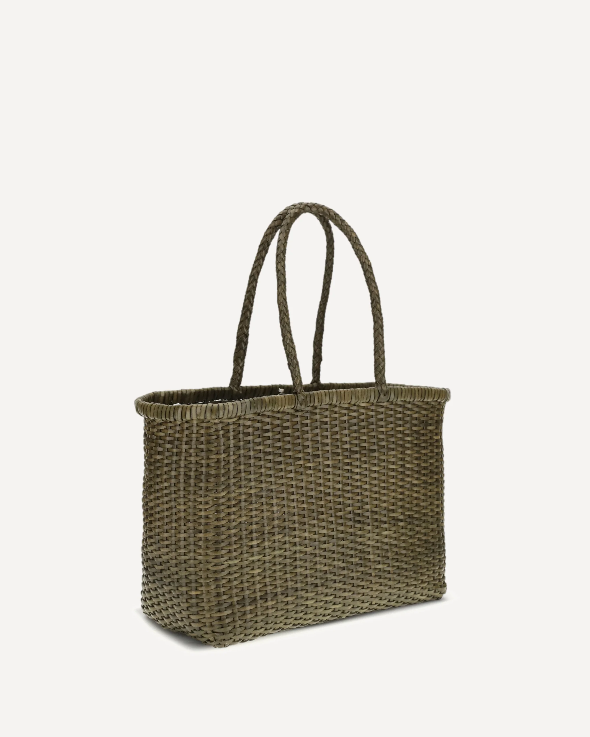Big Weave Tote Bag - KHAKI  | Cheap Luxury Handbags Store,