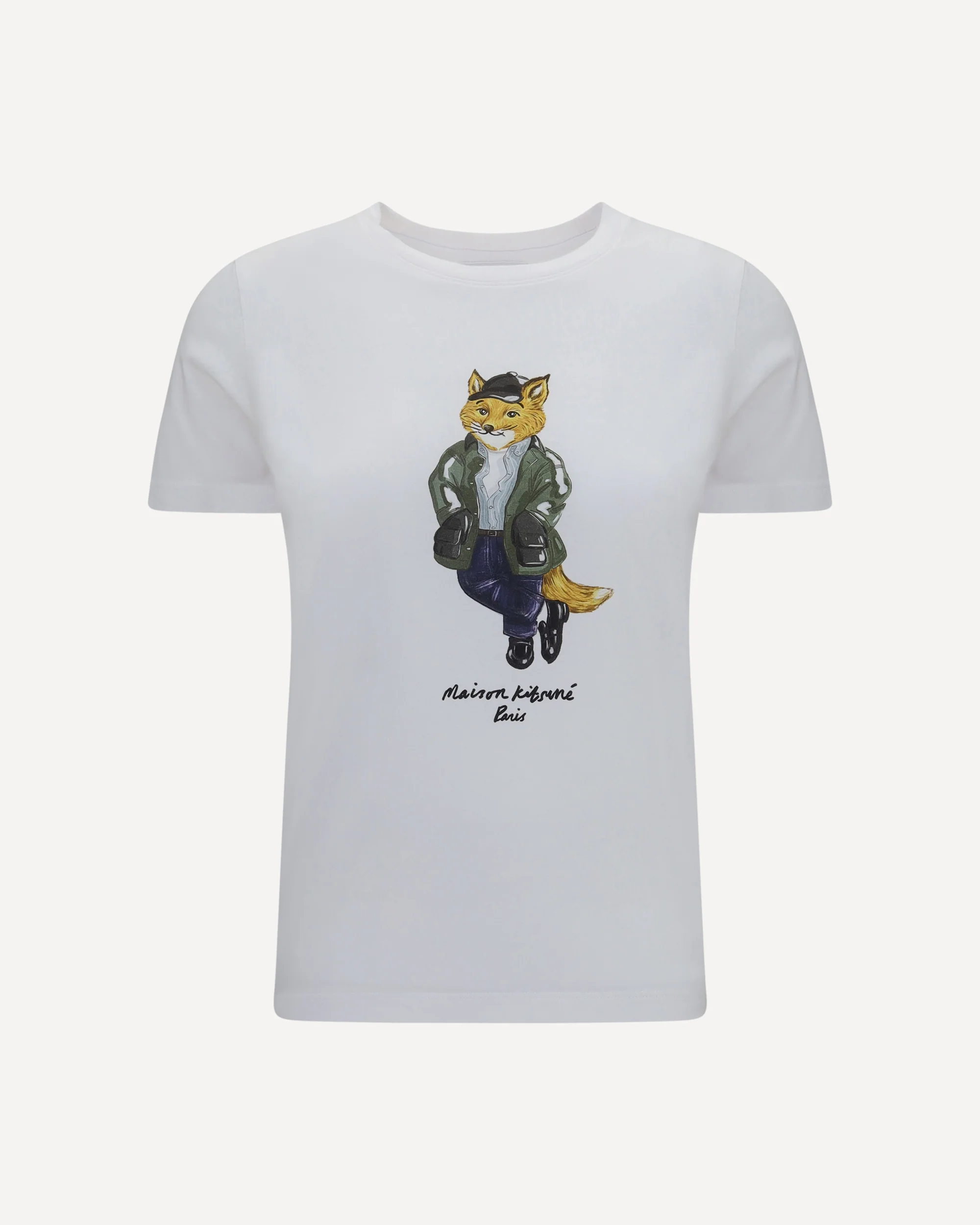 Cotton logo T-shirt - WHITE | Cheap Luxury Handbags Store,