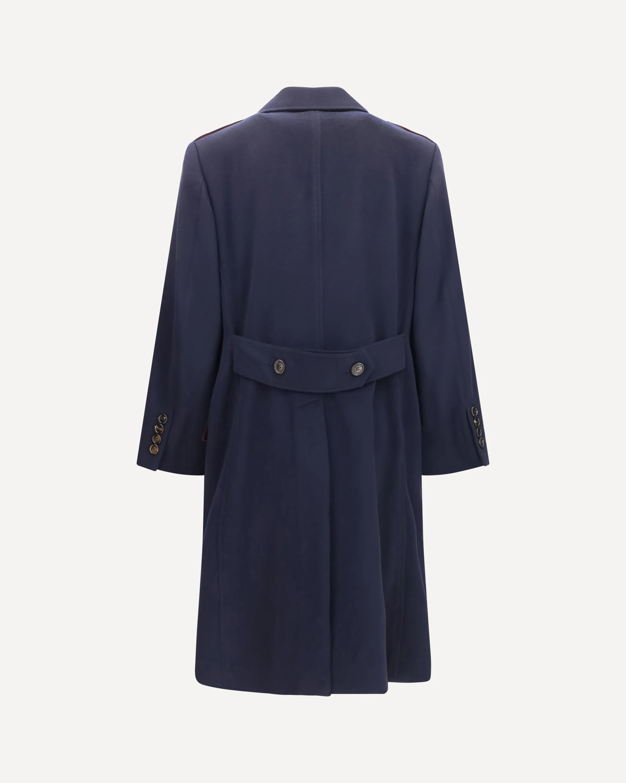 Double-breasted wool Coat - BLUE | Cheap Luxury Handbags Store,