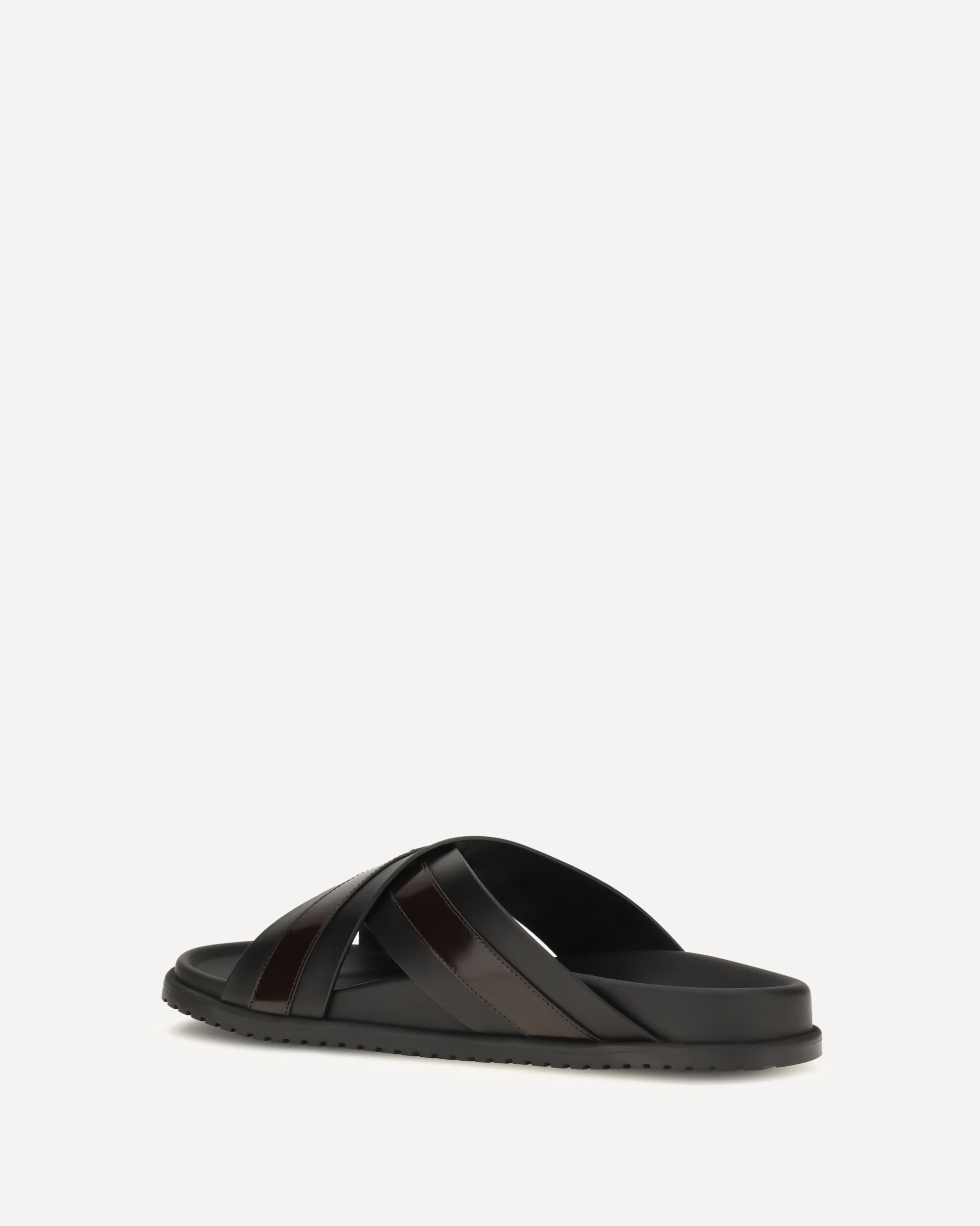 Smooth calf leather Slide Sandals - BLACK | Cheap Luxury Handbags Store,