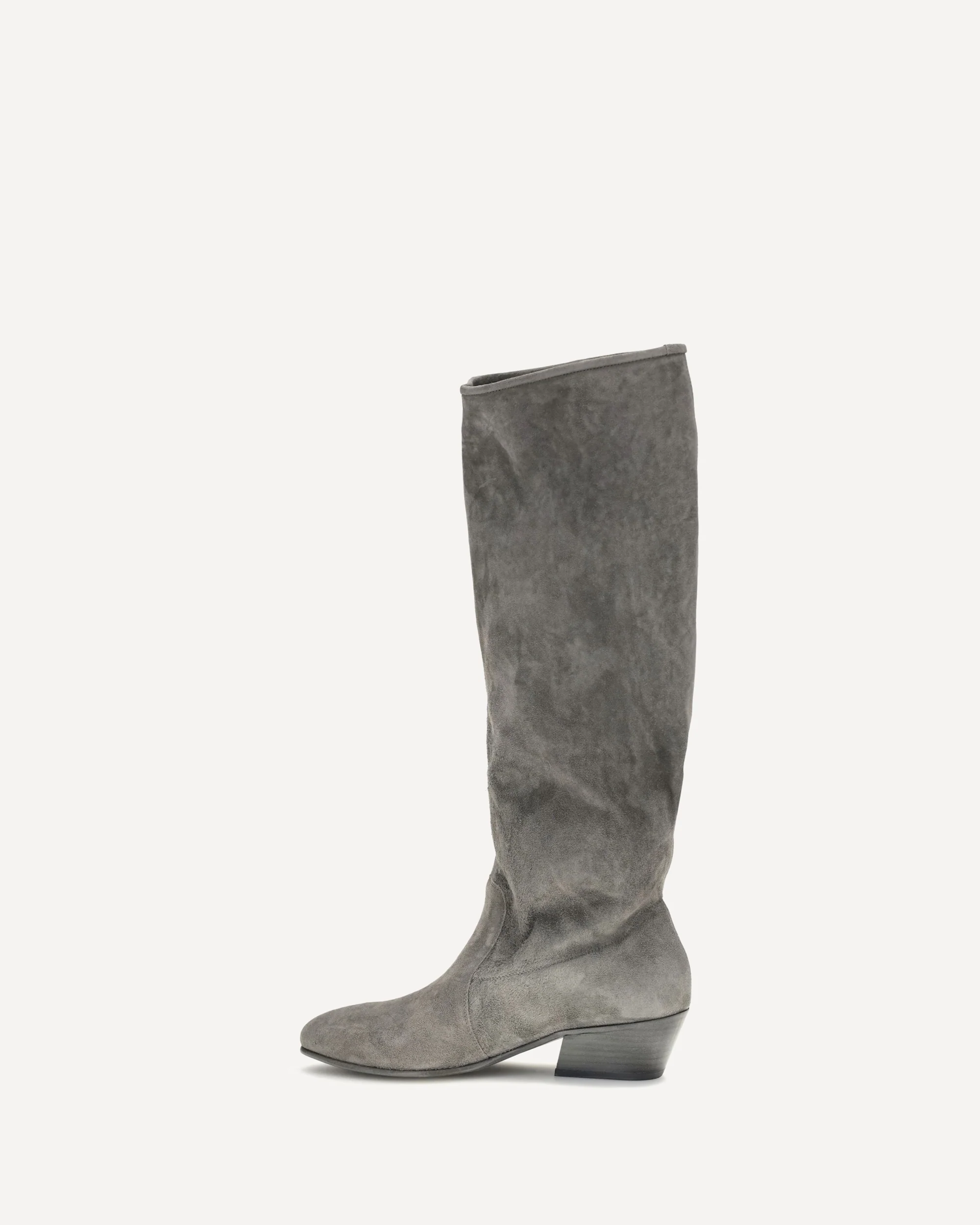 High suede Boots - GREY | Cheap Luxury Handbags Store,