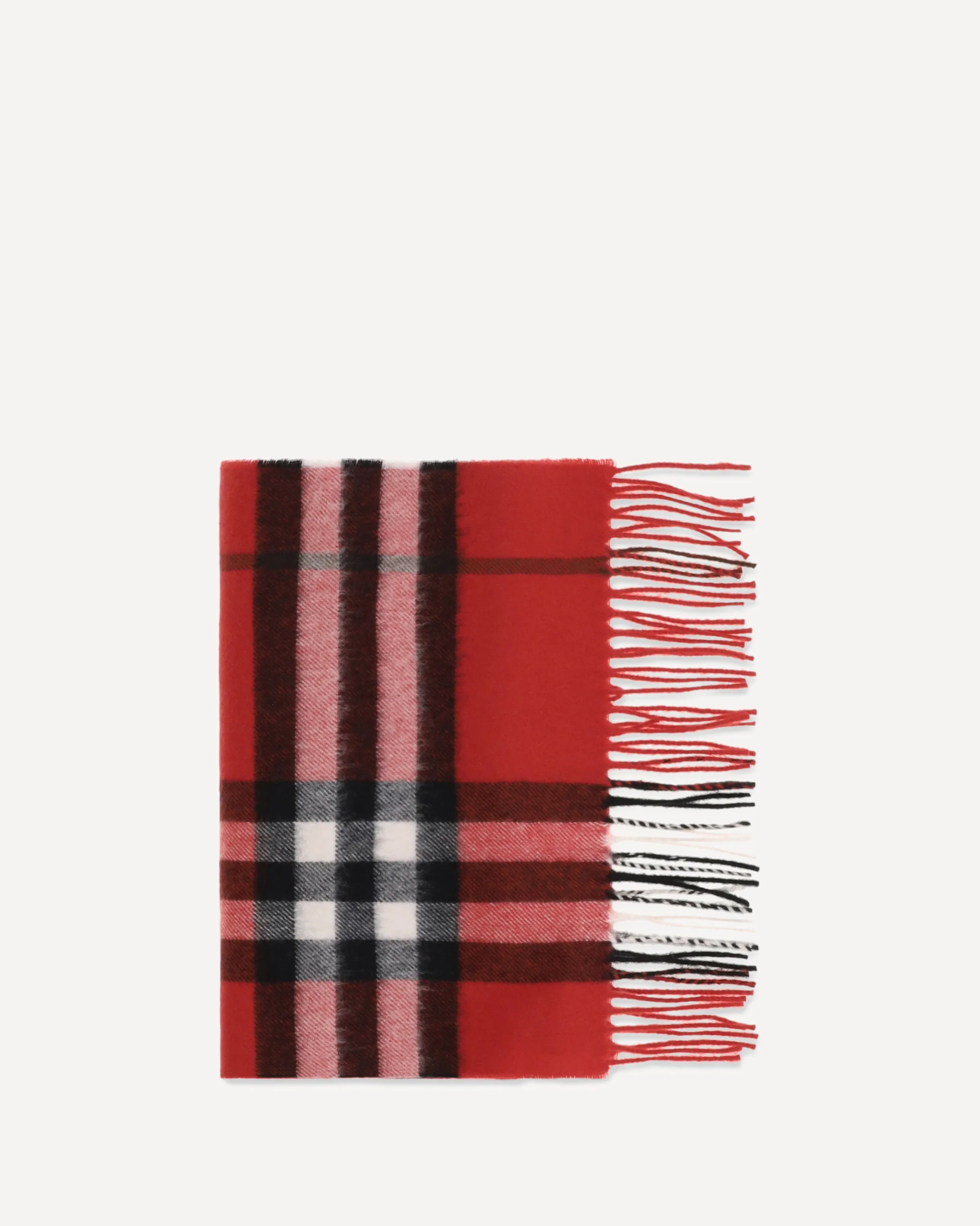Check cashmere Scarf - RED | Cheap Luxury Handbags Store,