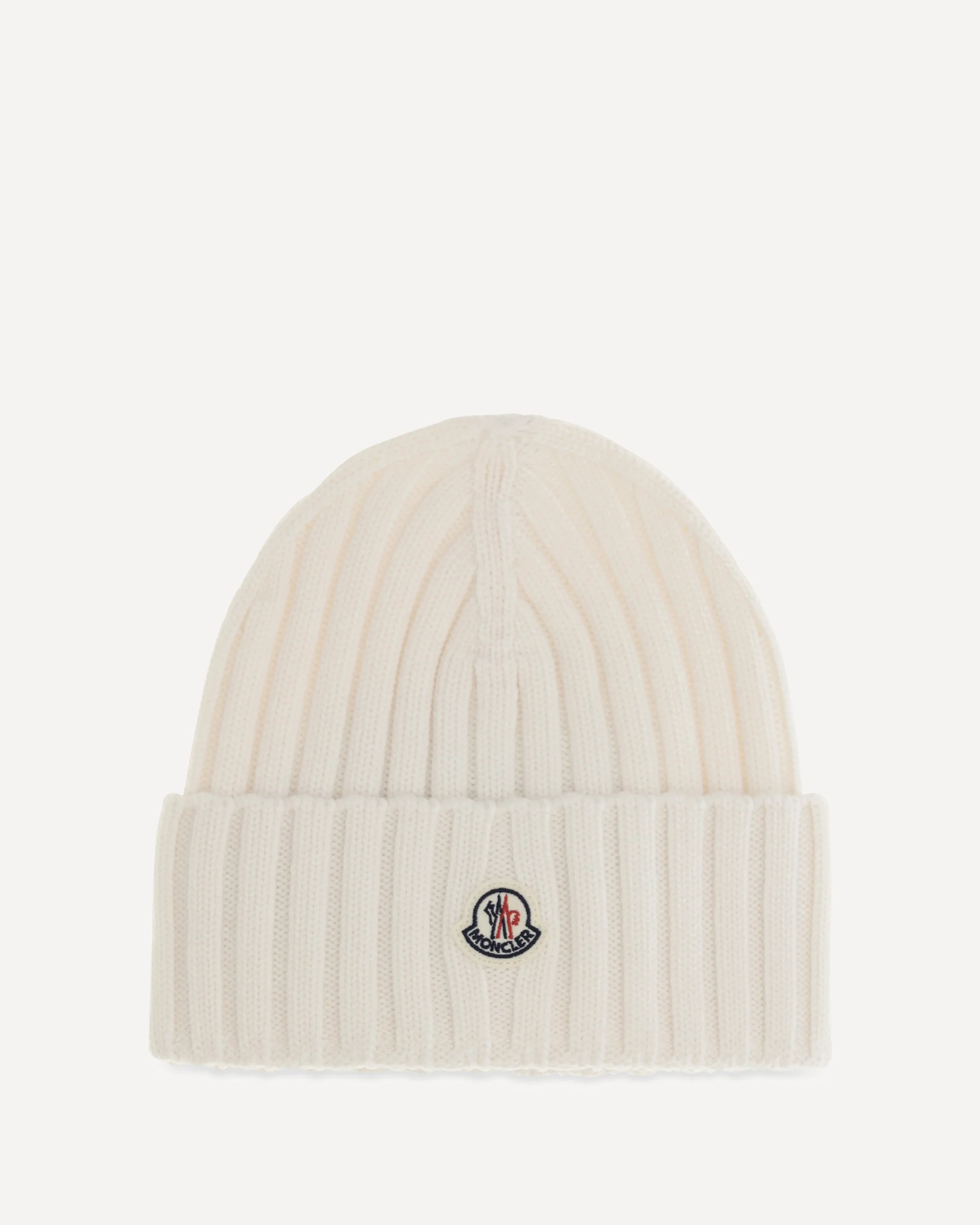 Wool Beanie with logo - WHITE | Cheap Luxury Handbags Store,