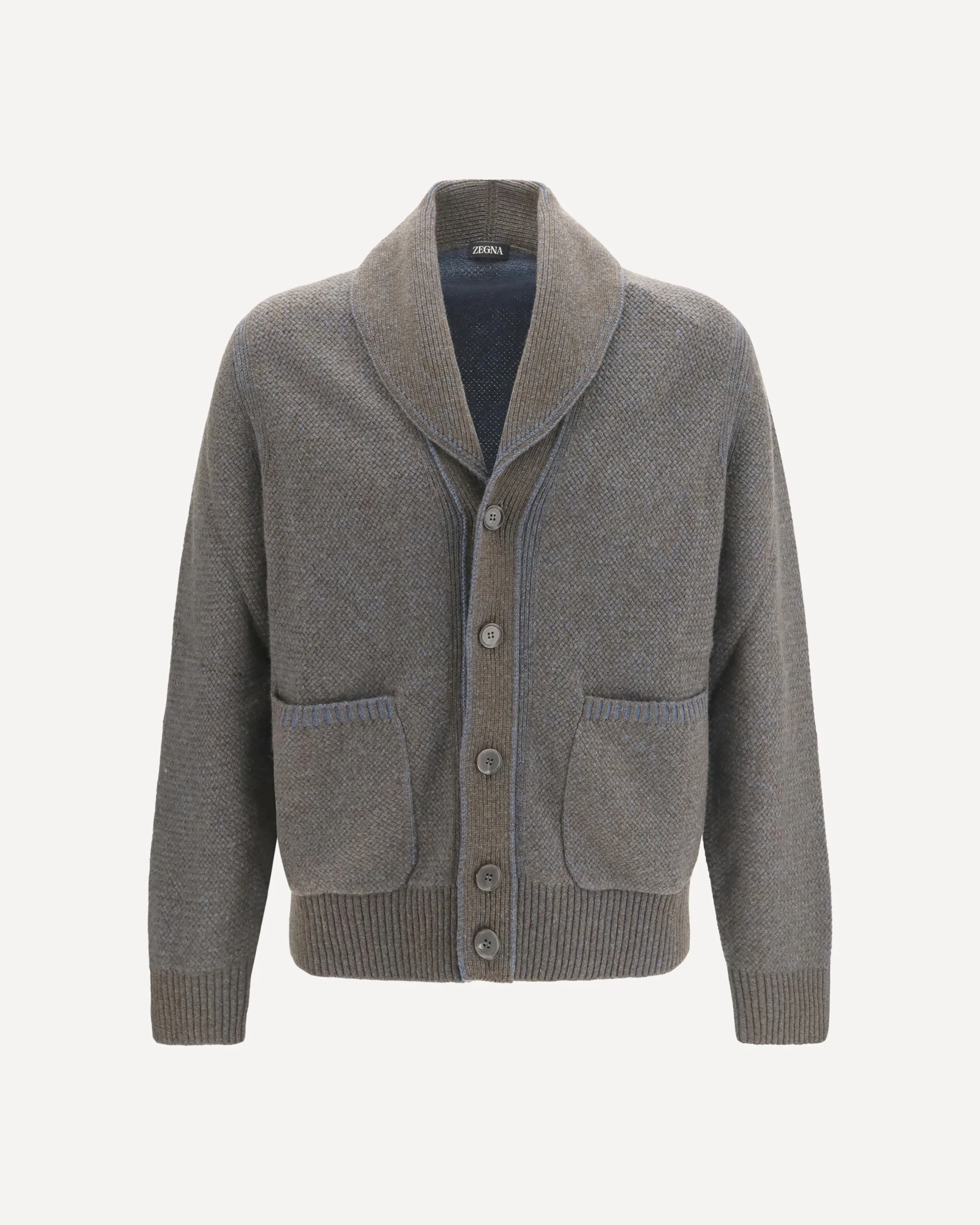 Cashmere and wool V-neck Cardigan - BROWN | Cheap Luxury Handbags Store,