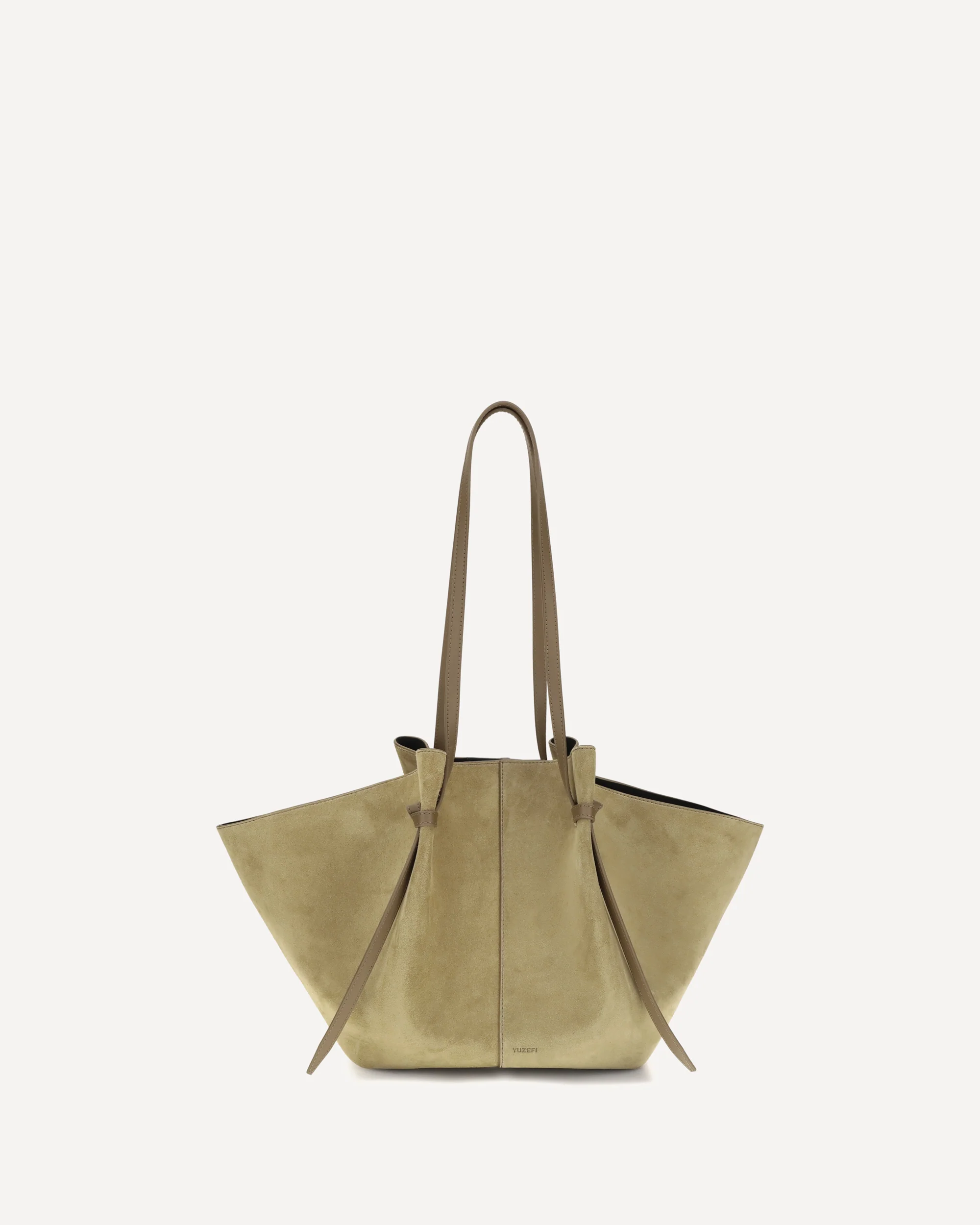 Suede leather Shoulder Bag - BEIGE | Cheap Luxury Handbags Store,