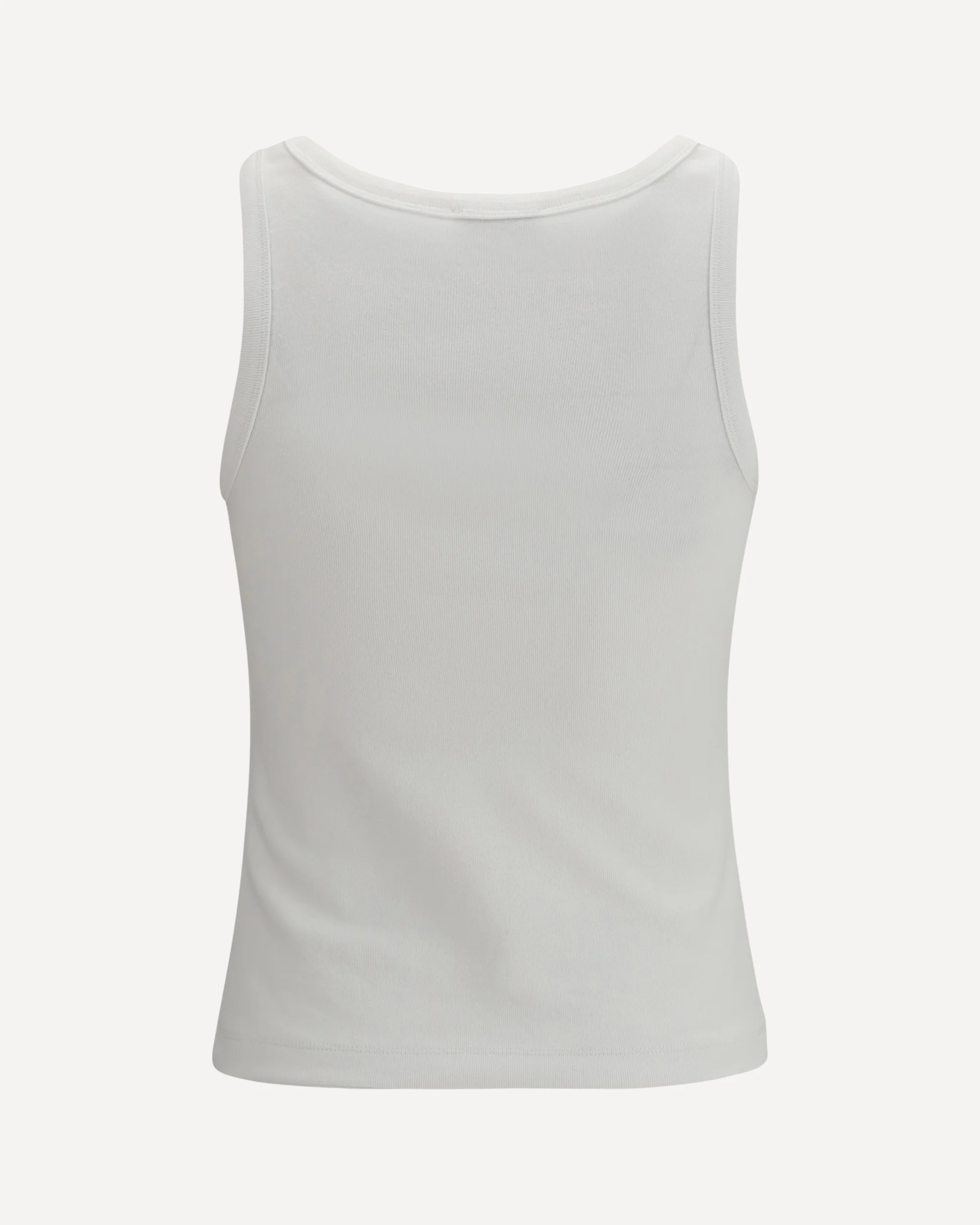 Boke Flower 2.0 ribbed tank Top - WHITE | Cheap Luxury Handbags Store,