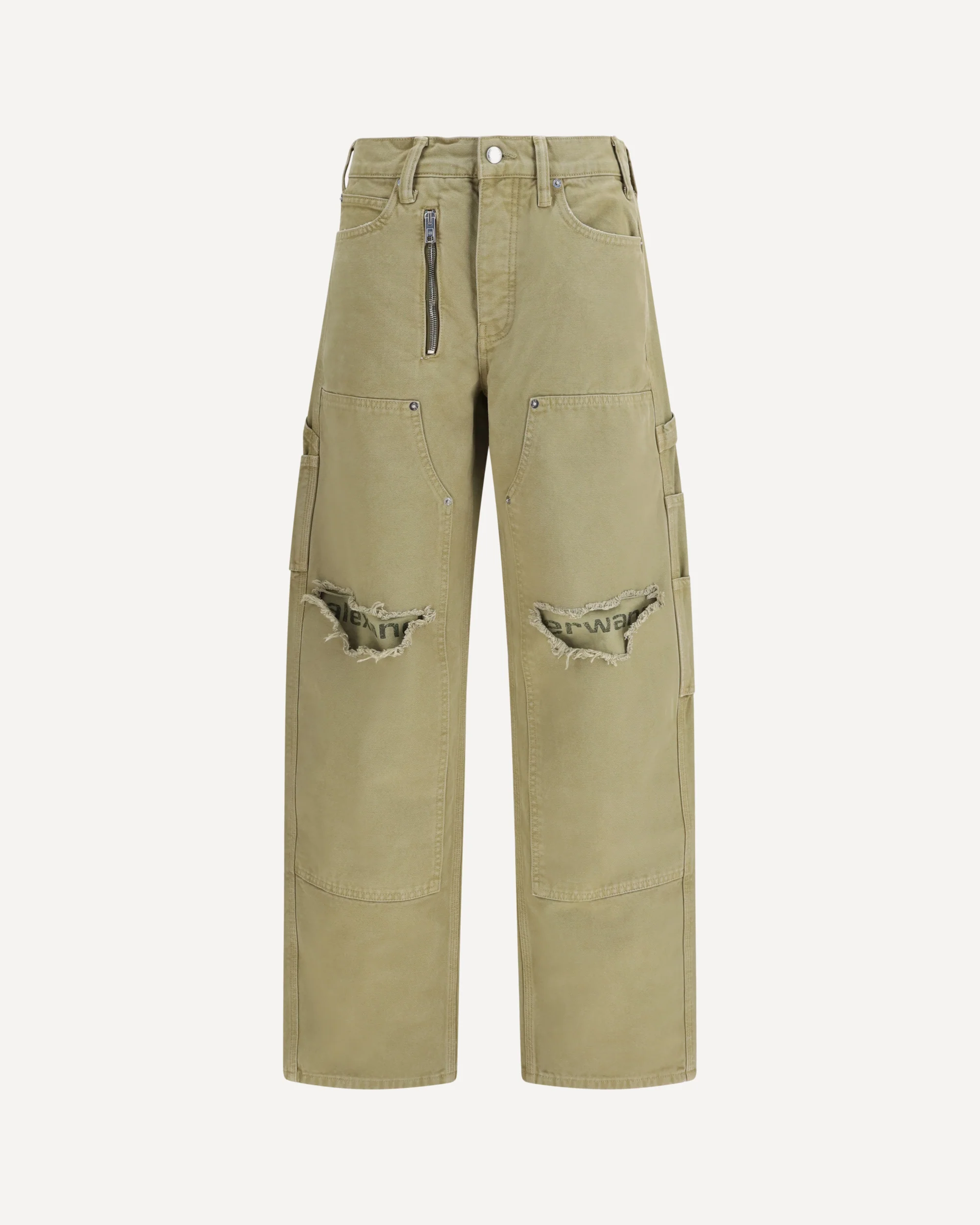 Zip Carpenter Pants - GREEN | Cheap Luxury Handbags Store,