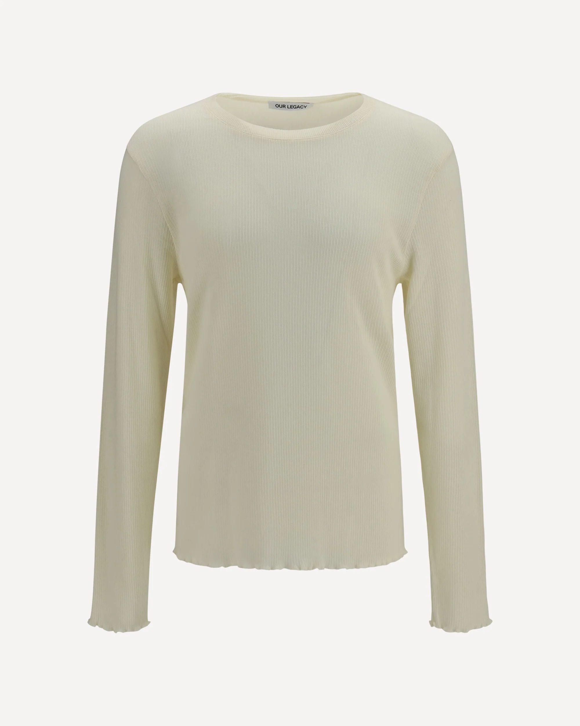 Cotton-blend long-sleeve Sweater - CREAM | Cheap Luxury Handbags Store,
