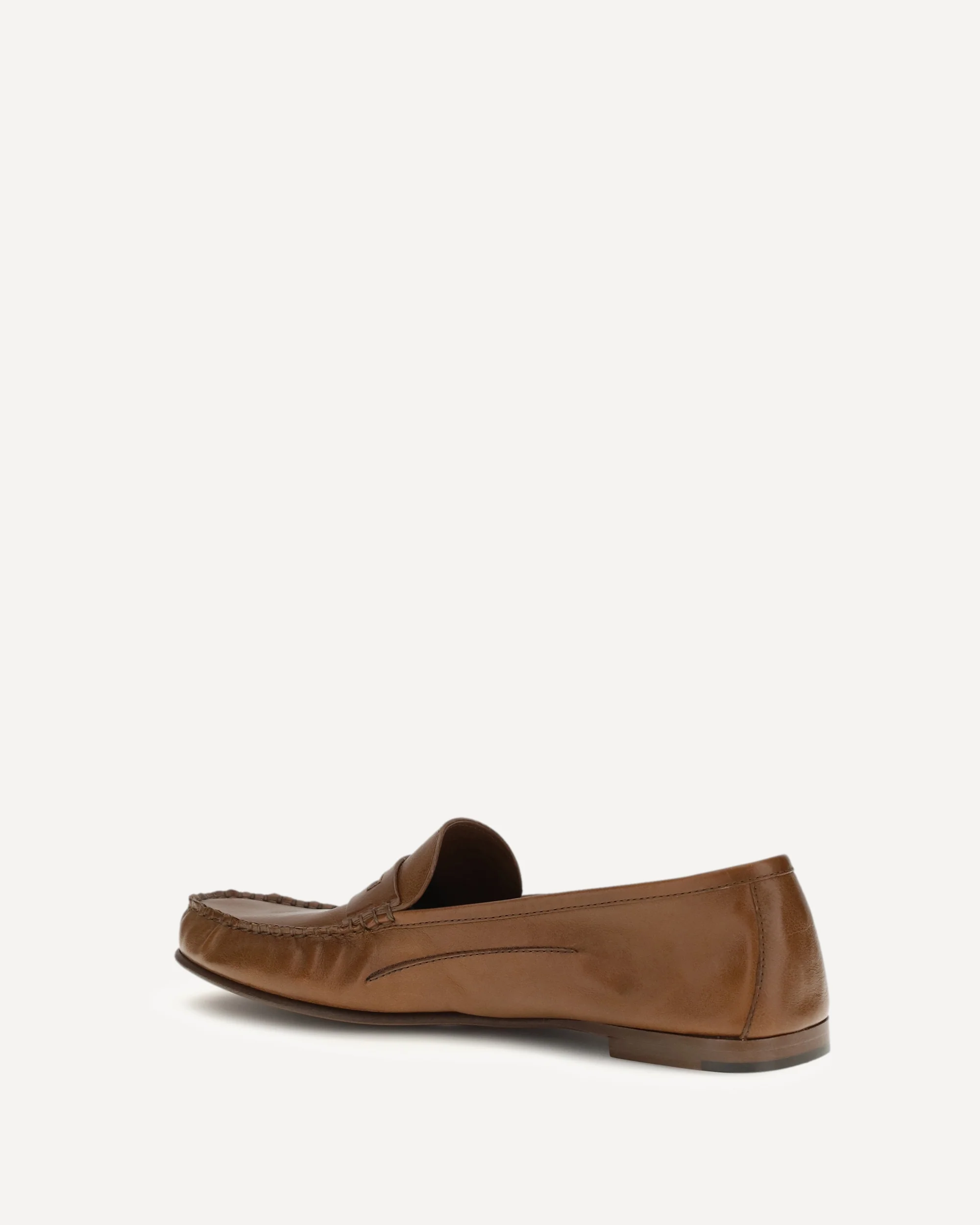 Leather Loafers - BROWN | Cheap Luxury Handbags Store,