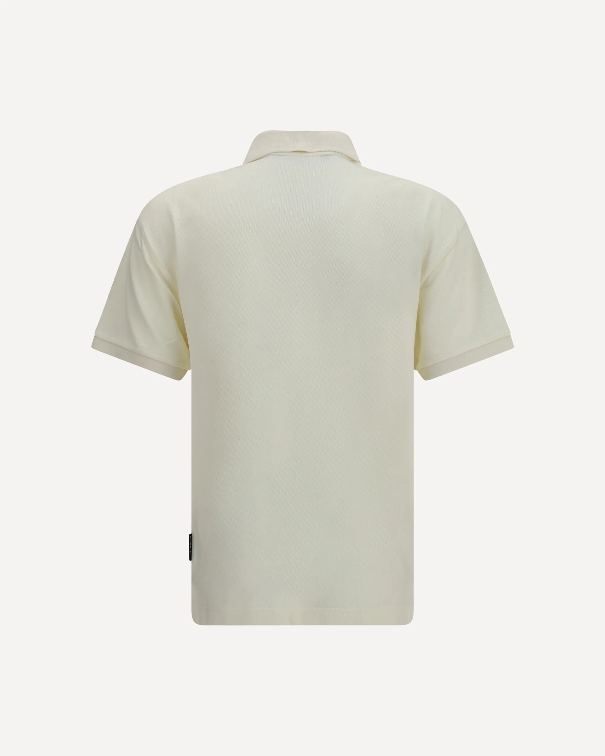 Cotton Polo with embroidered logo - CREAM | Cheap Luxury Handbags Store,